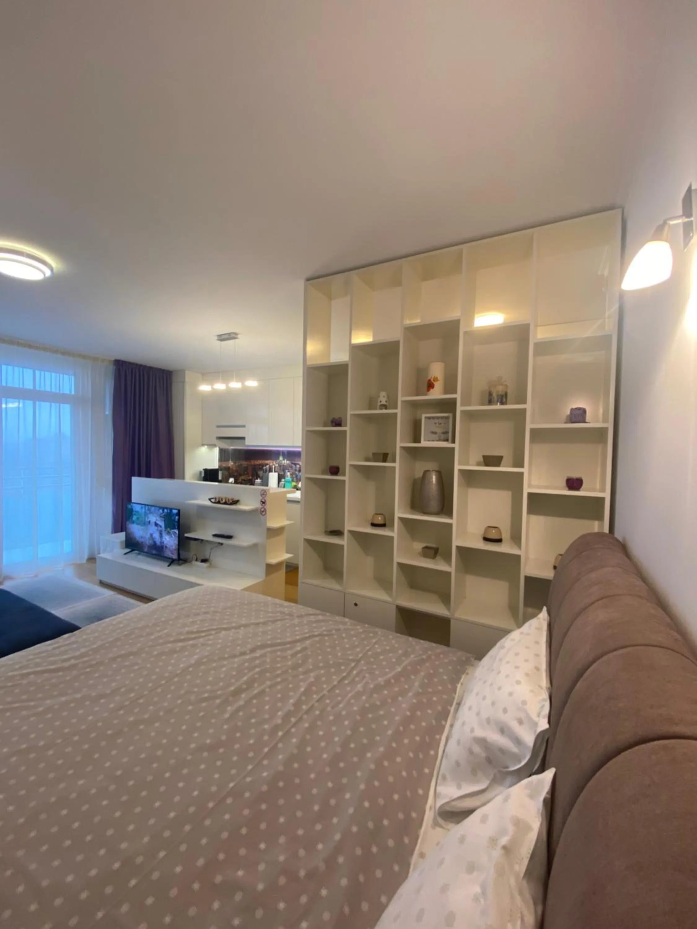 Bed in Top Level Residence