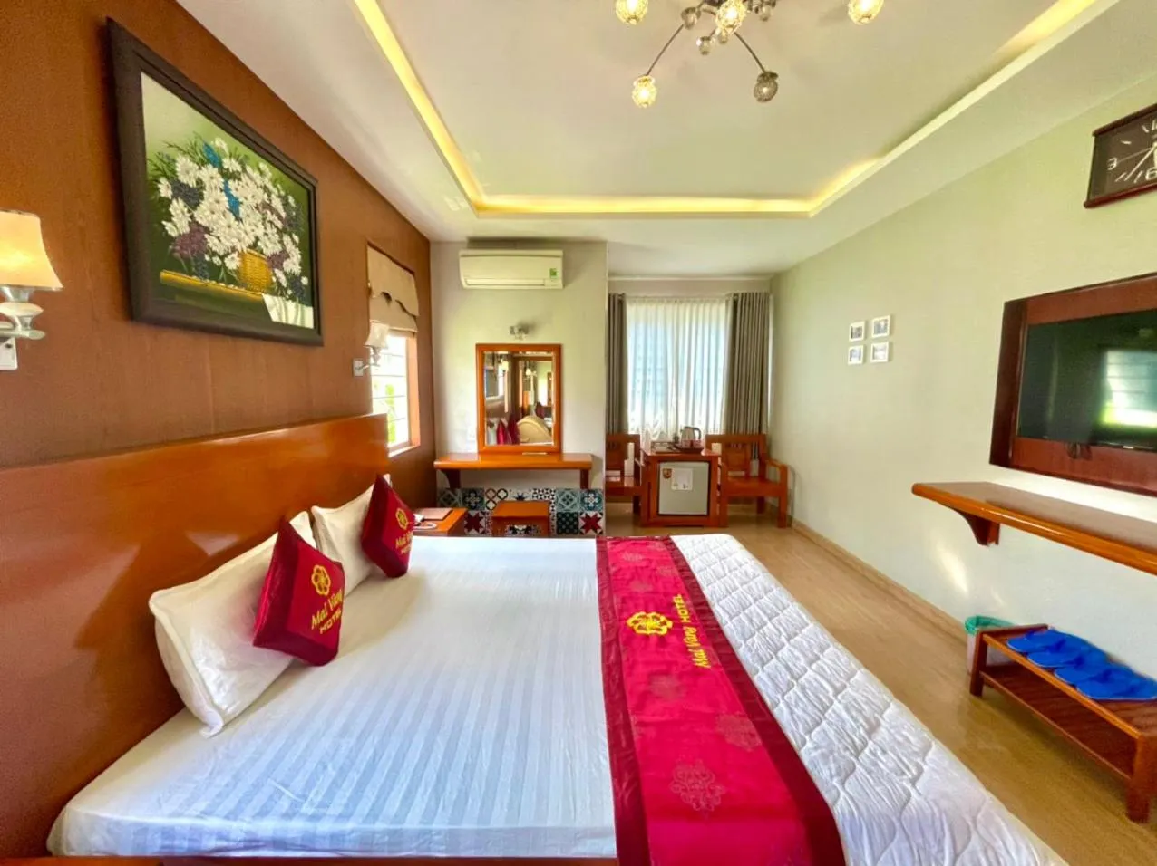 Bed in Mai Vang Hotel