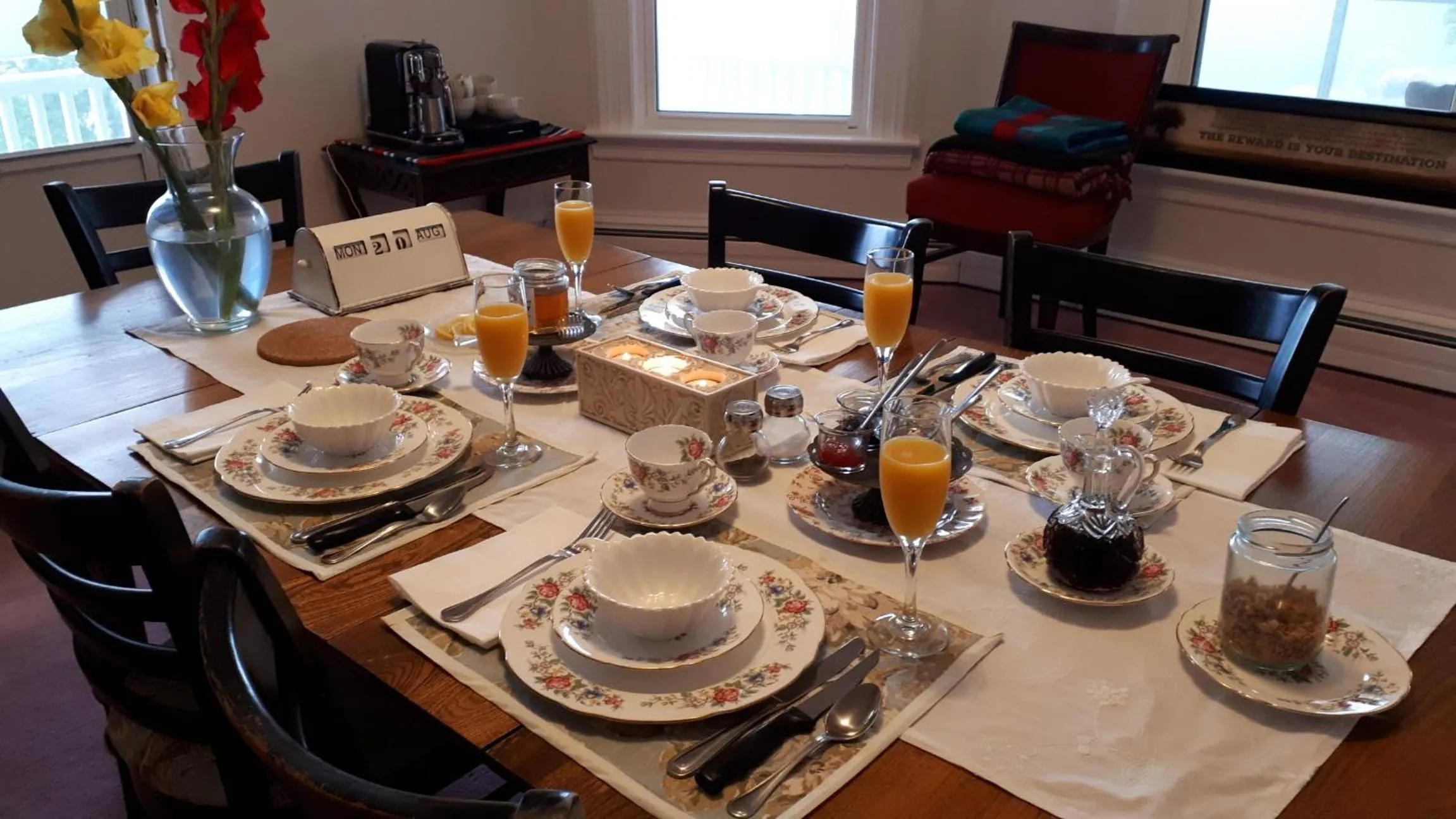 English/Irish breakfast in Hillside Landing B&B