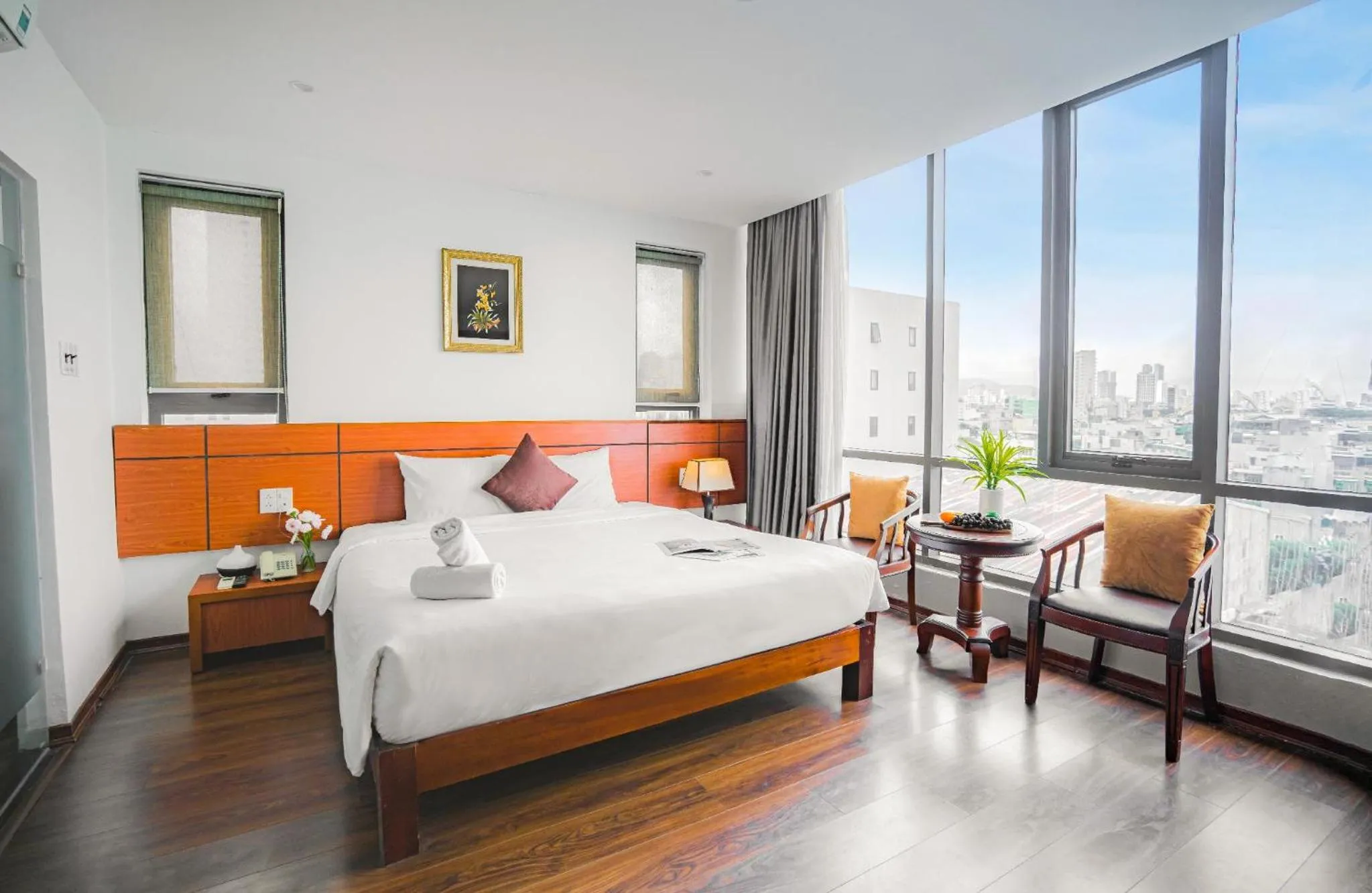 Bedroom, Bed in Quoc Cuong Center Da Nang Hotel by Haviland