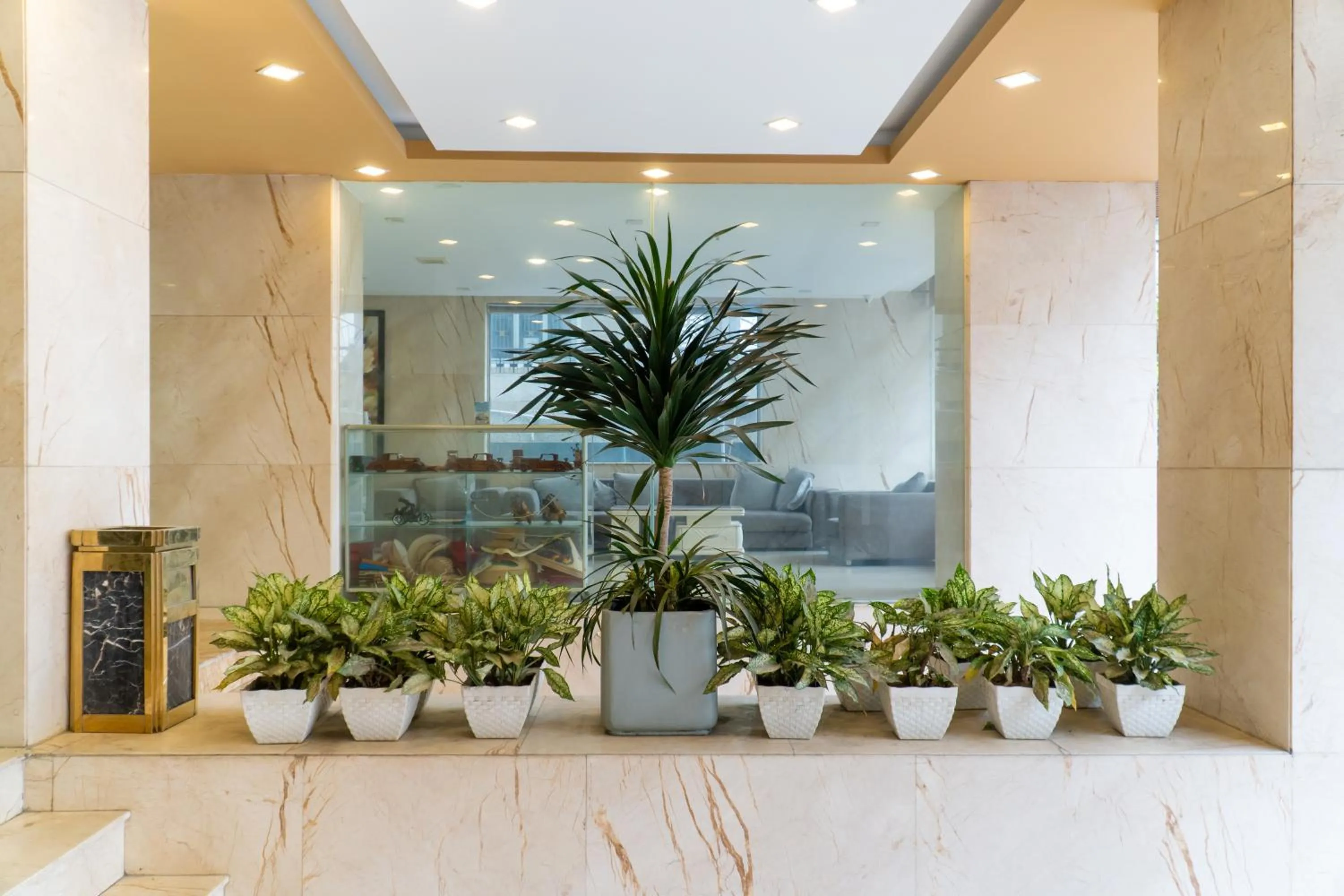 Communal lounge/ TV room in Quoc Cuong Center Da Nang Hotel by Haviland