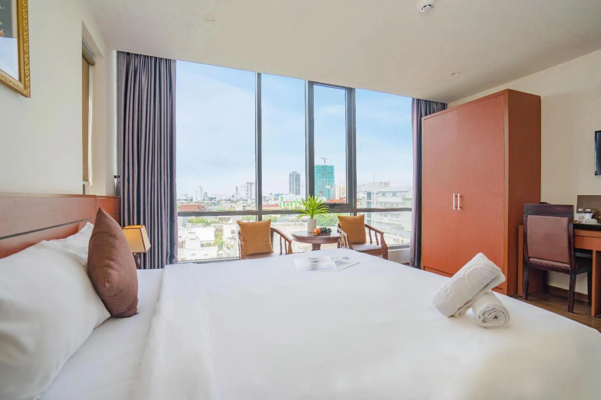 Bedroom, Bed in Quoc Cuong Center Da Nang Hotel by Haviland