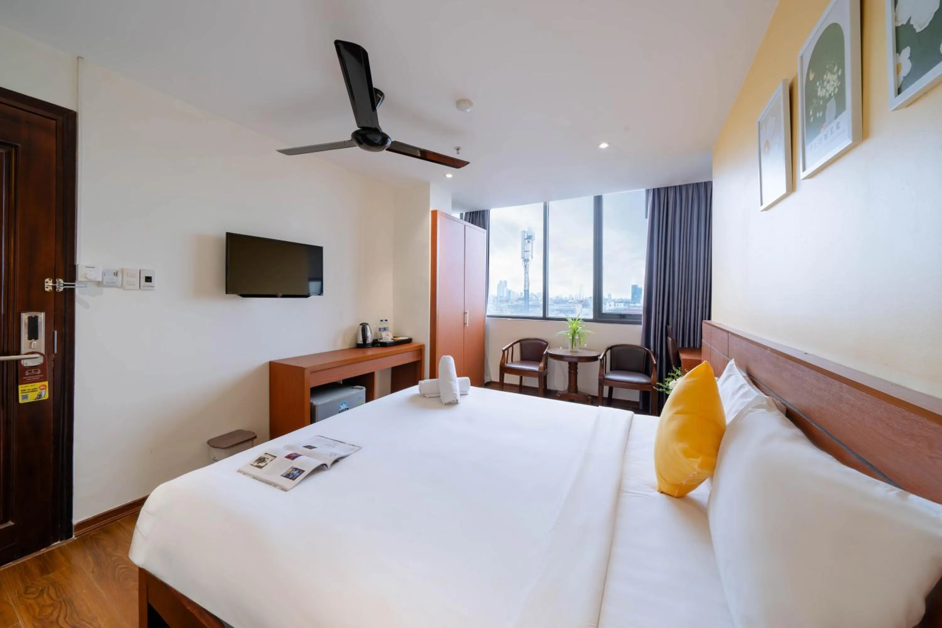 Bed in Quoc Cuong Center Da Nang Hotel by Haviland