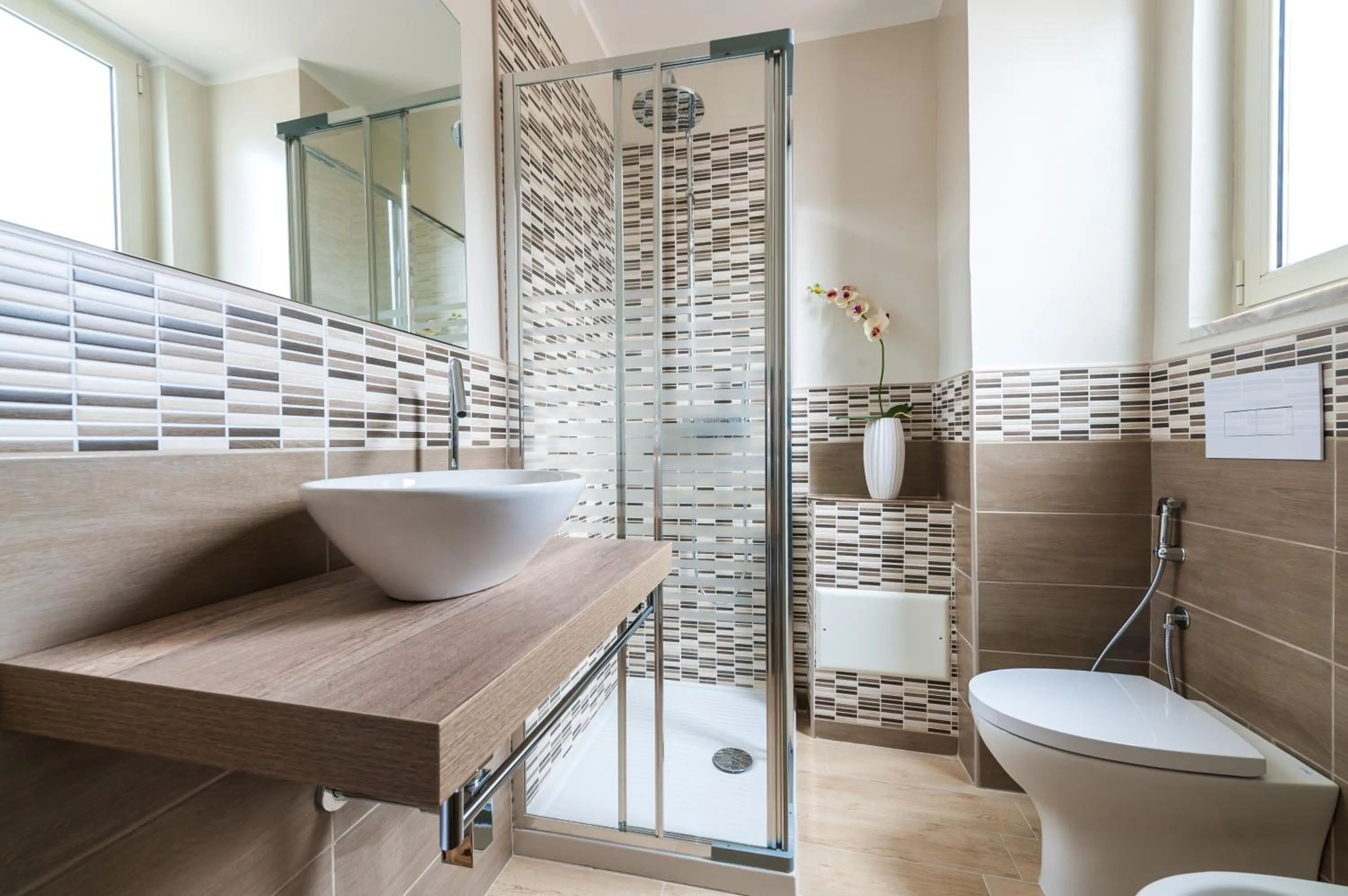 Bathroom in Albergo Elea