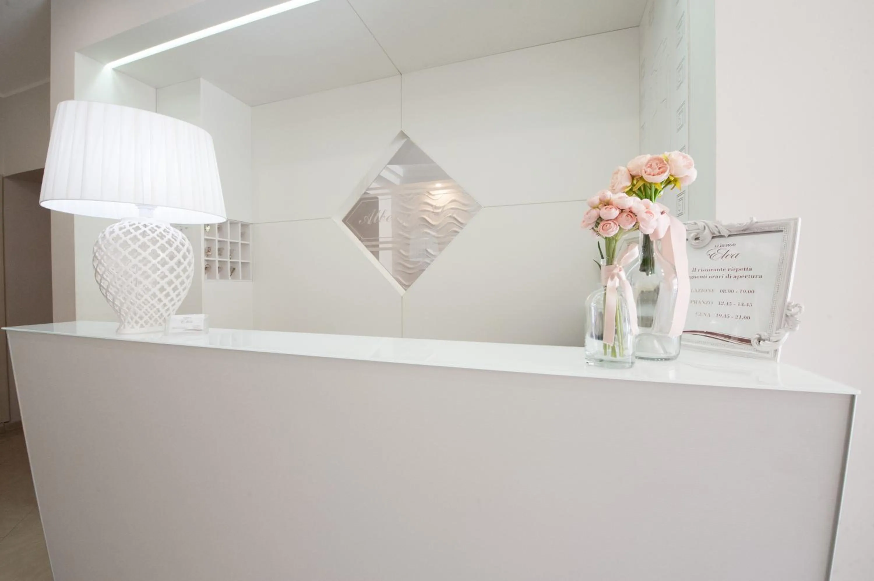 Lobby or reception in Albergo Elea