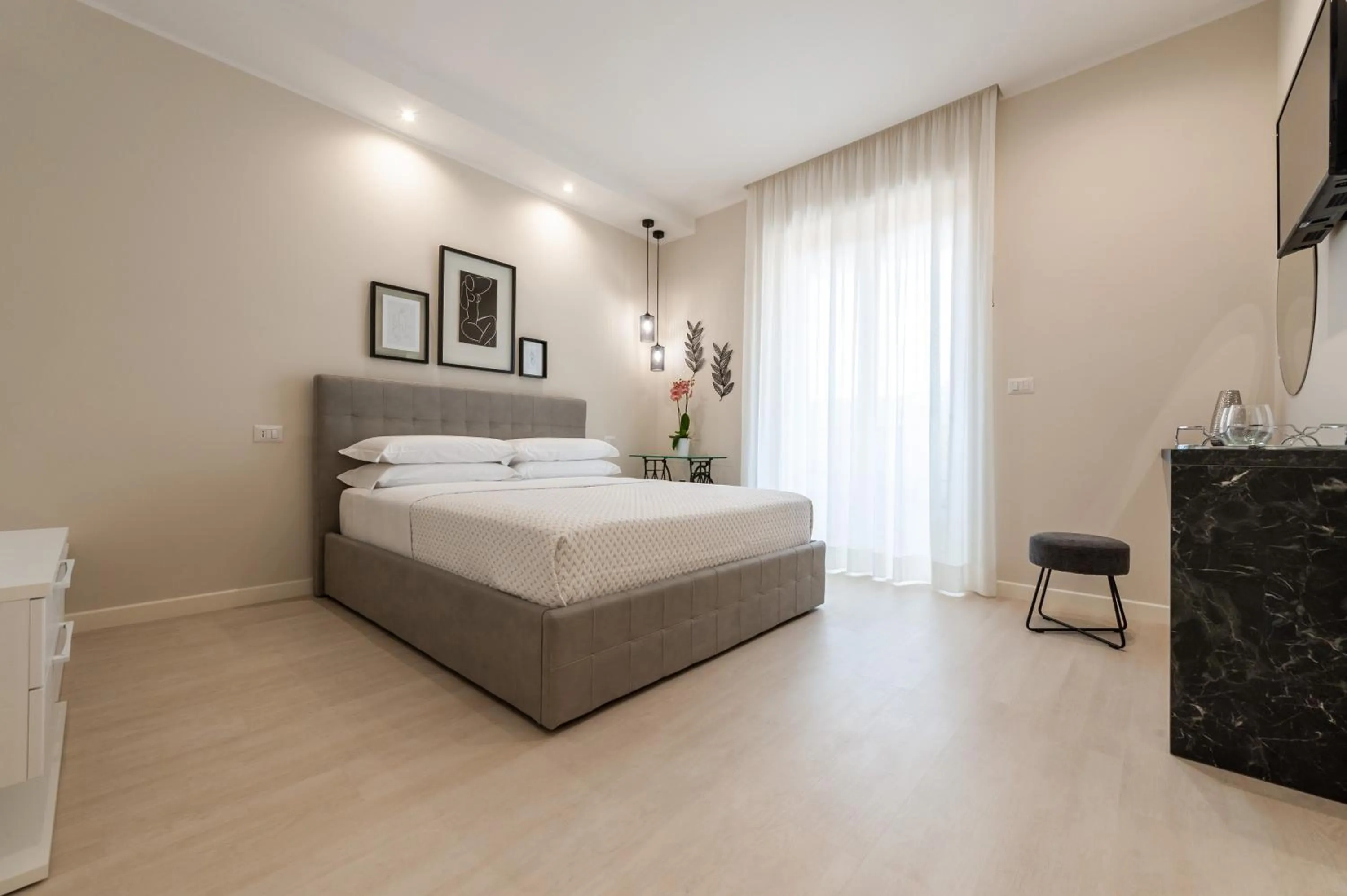 Bedroom, Bed in Albergo Elea