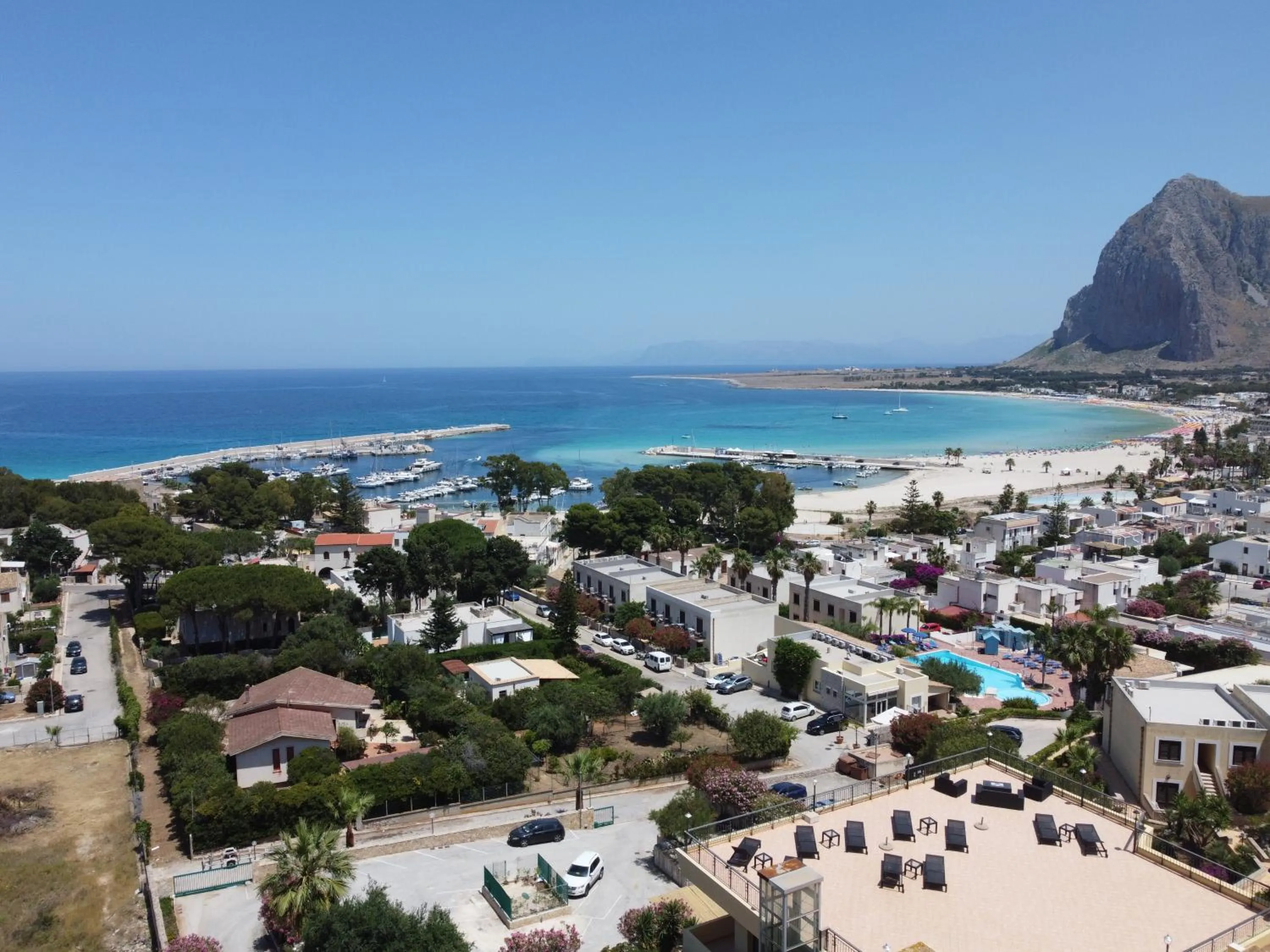 Bird's eye view in Hotel Panoramic