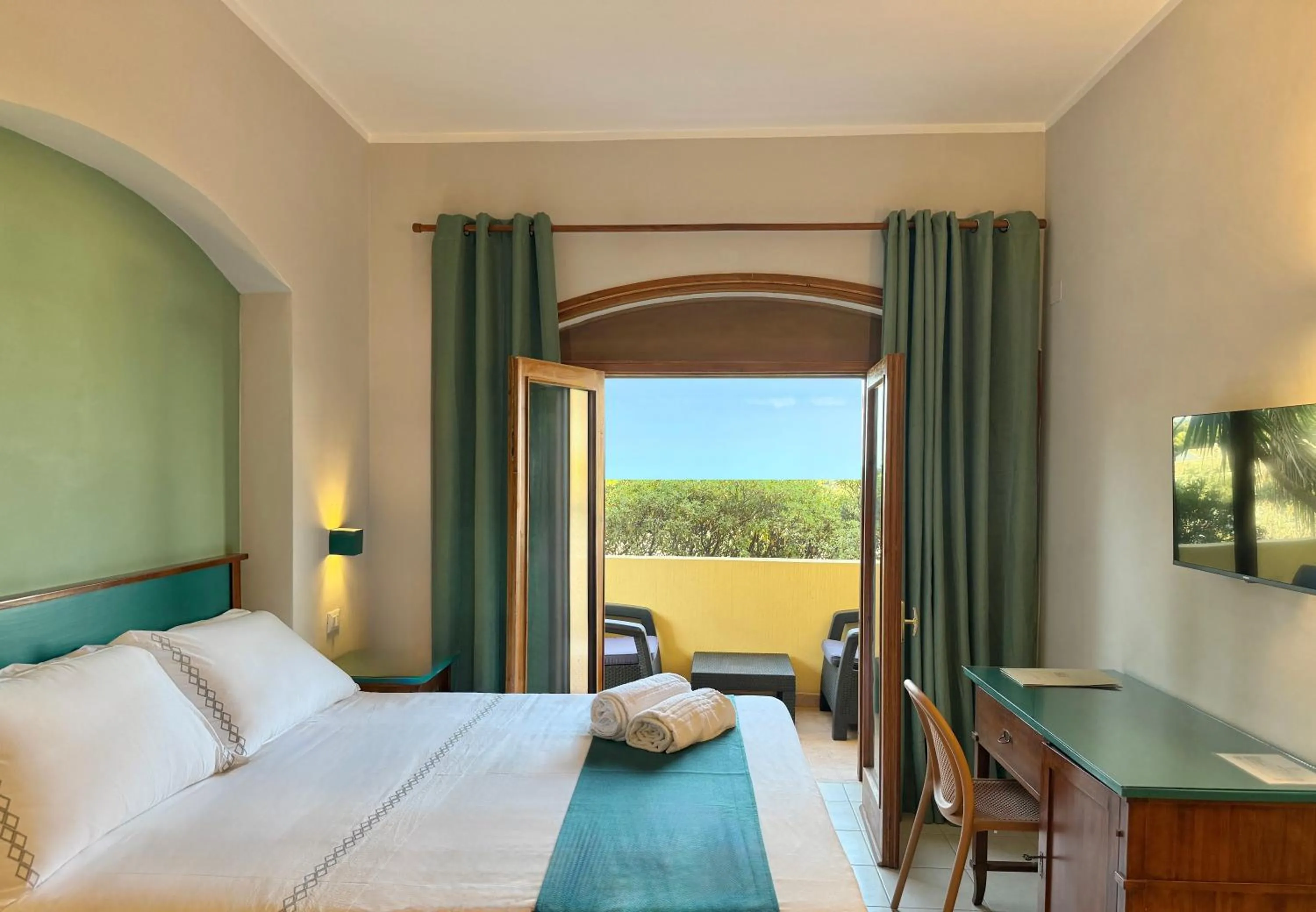 Bedroom, Bed in Hotel Panoramic