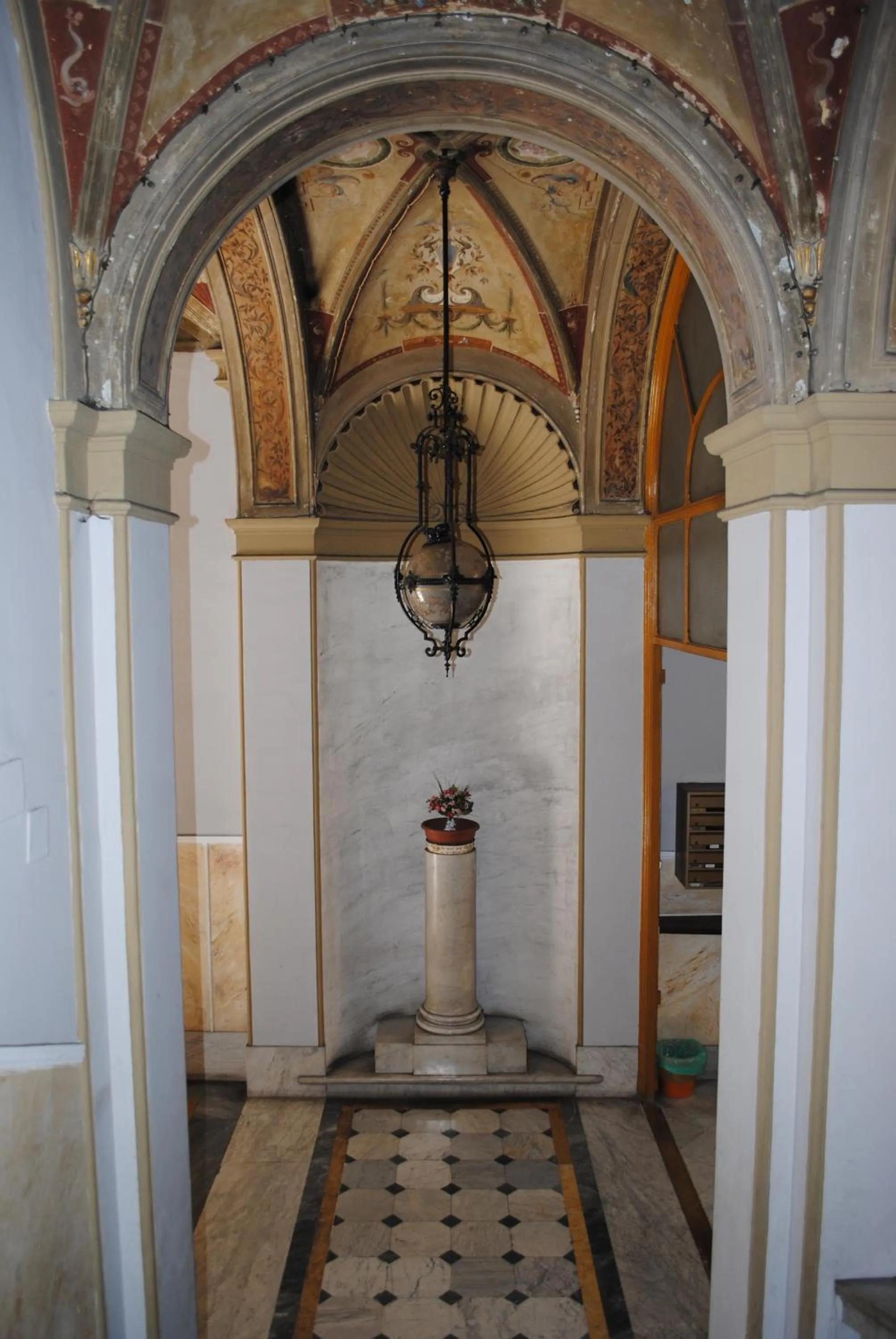 Decorative detail in Olympia Hotel