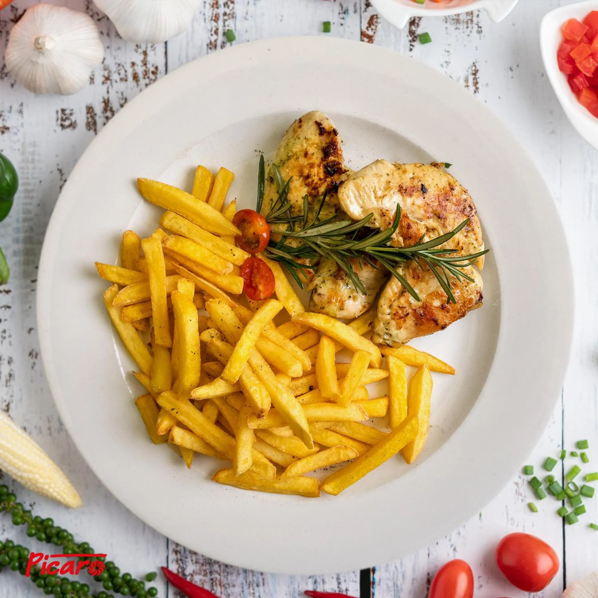 Food and drinks in Hotel Picaro Żarska Wieś Południe A4 kierunek Polska