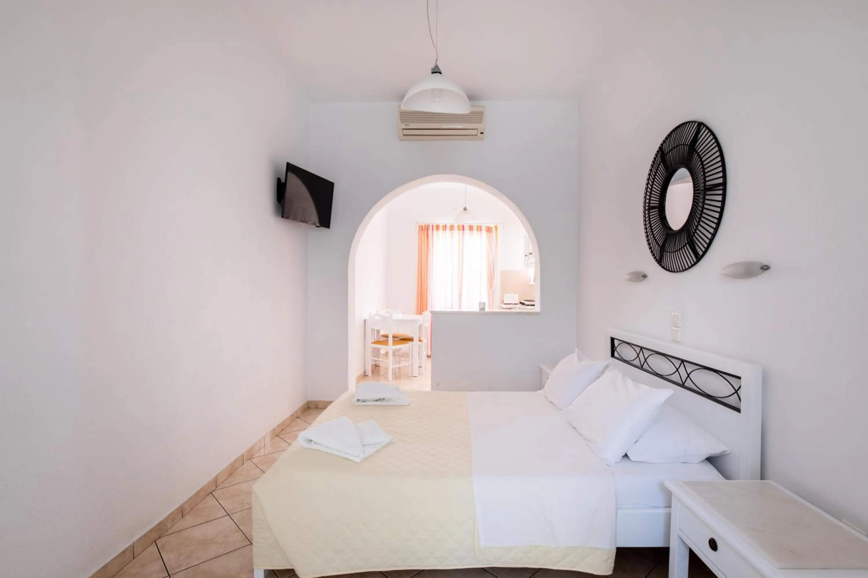 Bedroom, Bed in Eleftheria Hotel & Apartments