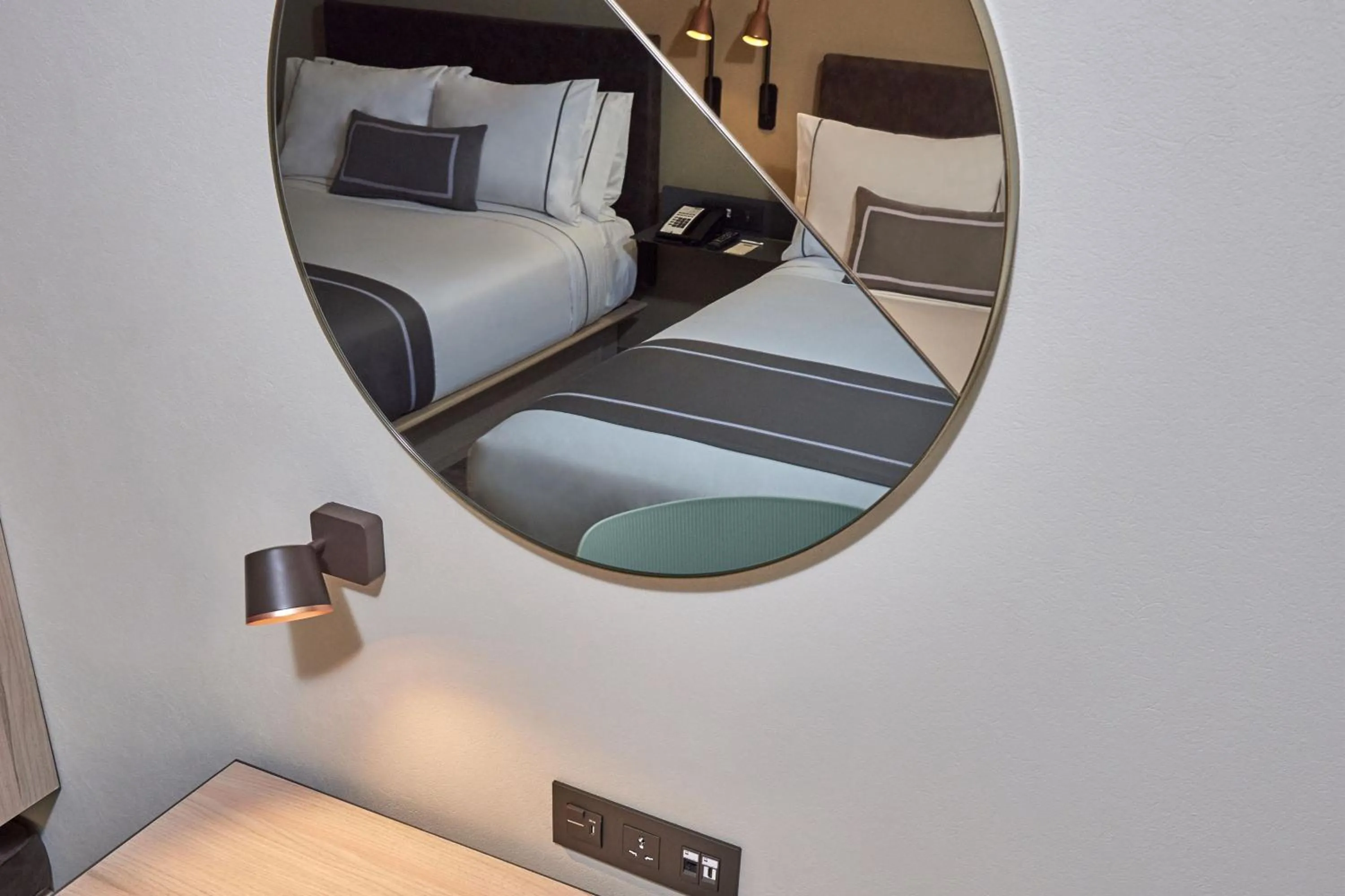 Photo of the whole room, Bed in City Express Plus by Marriott Cancun Aeropuerto Riviera