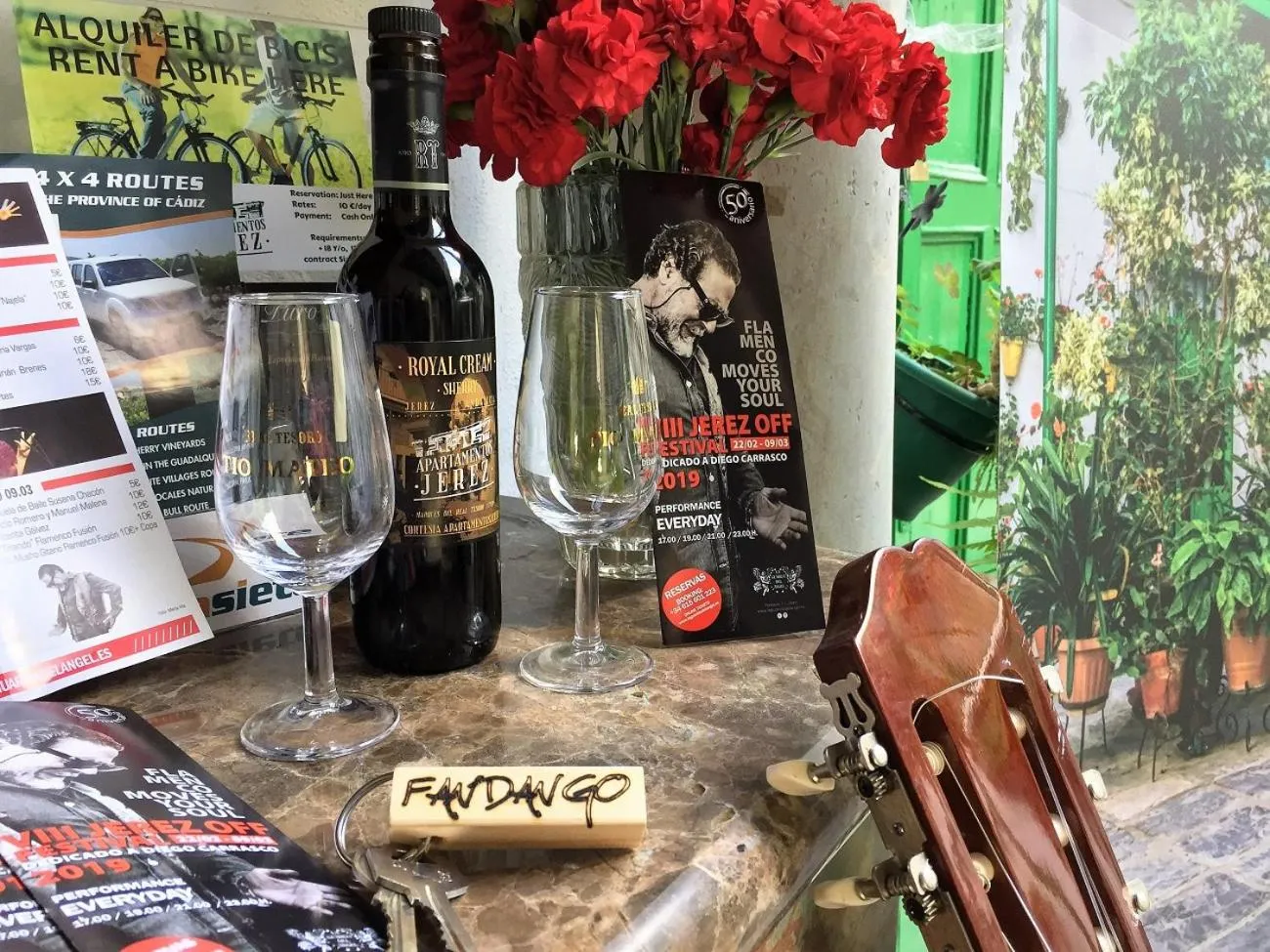 Decorative detail in Apartamentos Jerez