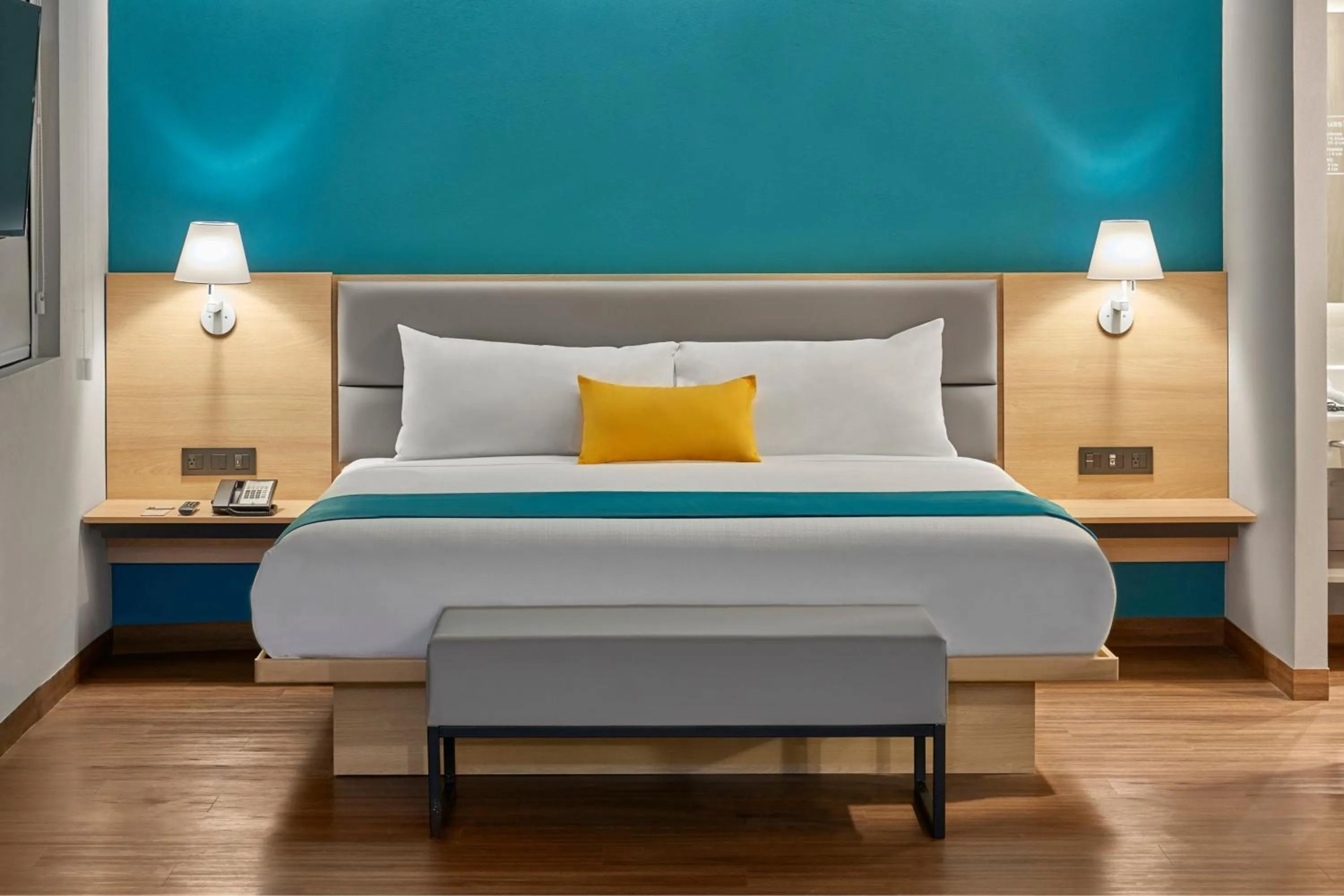 Bedroom in City Express Suites by Marriott Cancún Aeropuerto