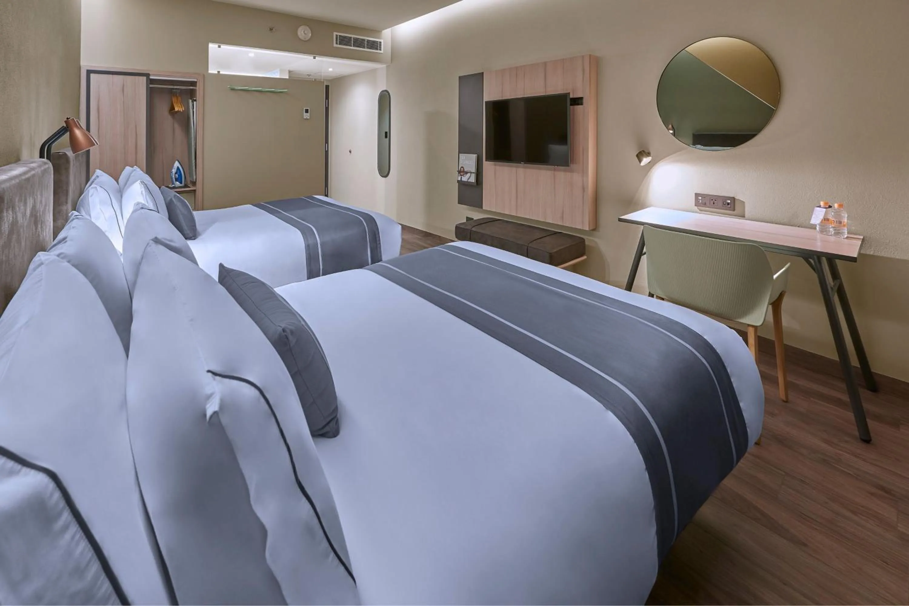 Bedroom, Bed in City Express Plus by Marriott Ciudad de Mexico Interlomas