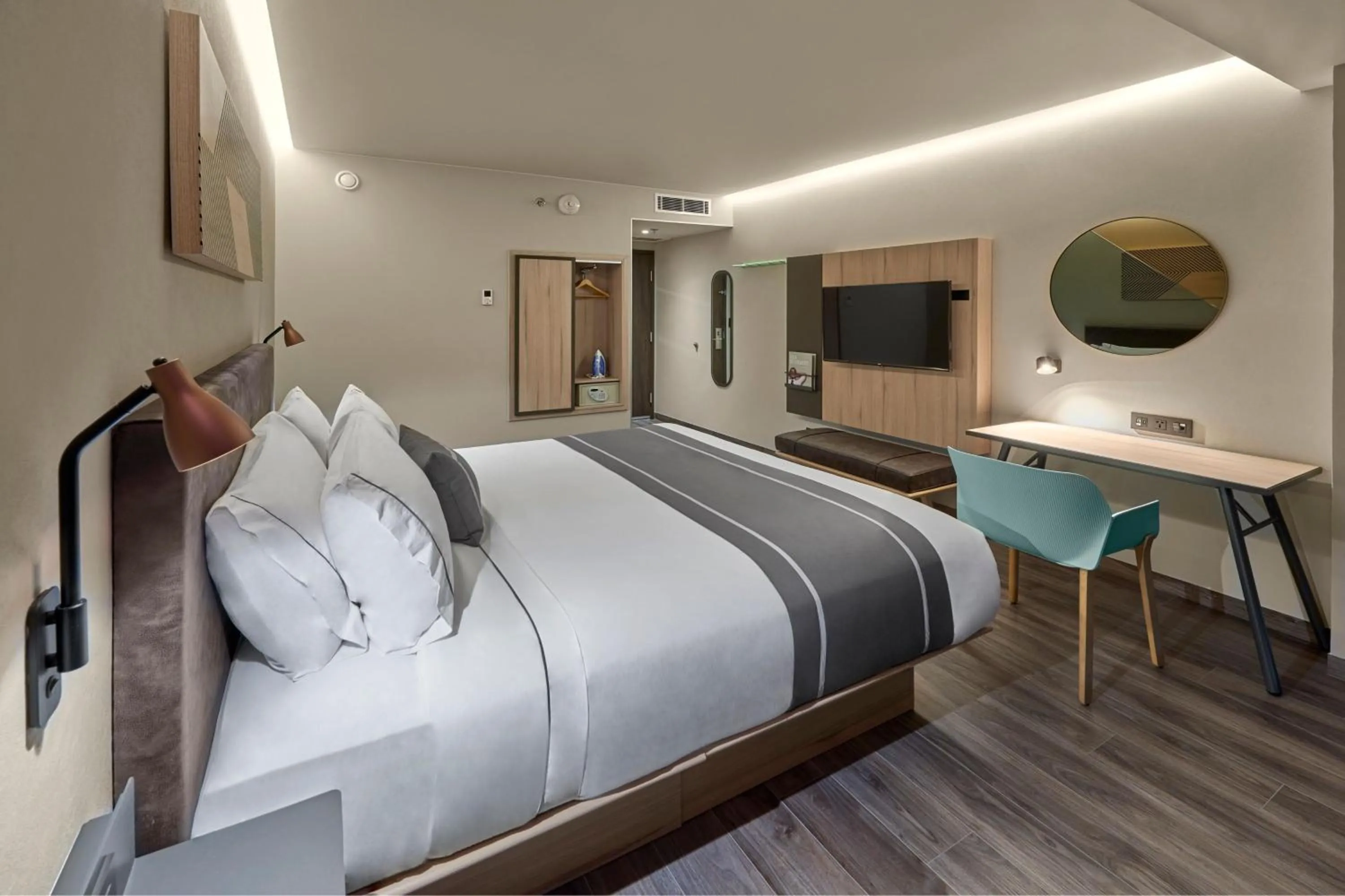 Bedroom, Bed in City Express Plus by Marriott Ciudad de Mexico Interlomas