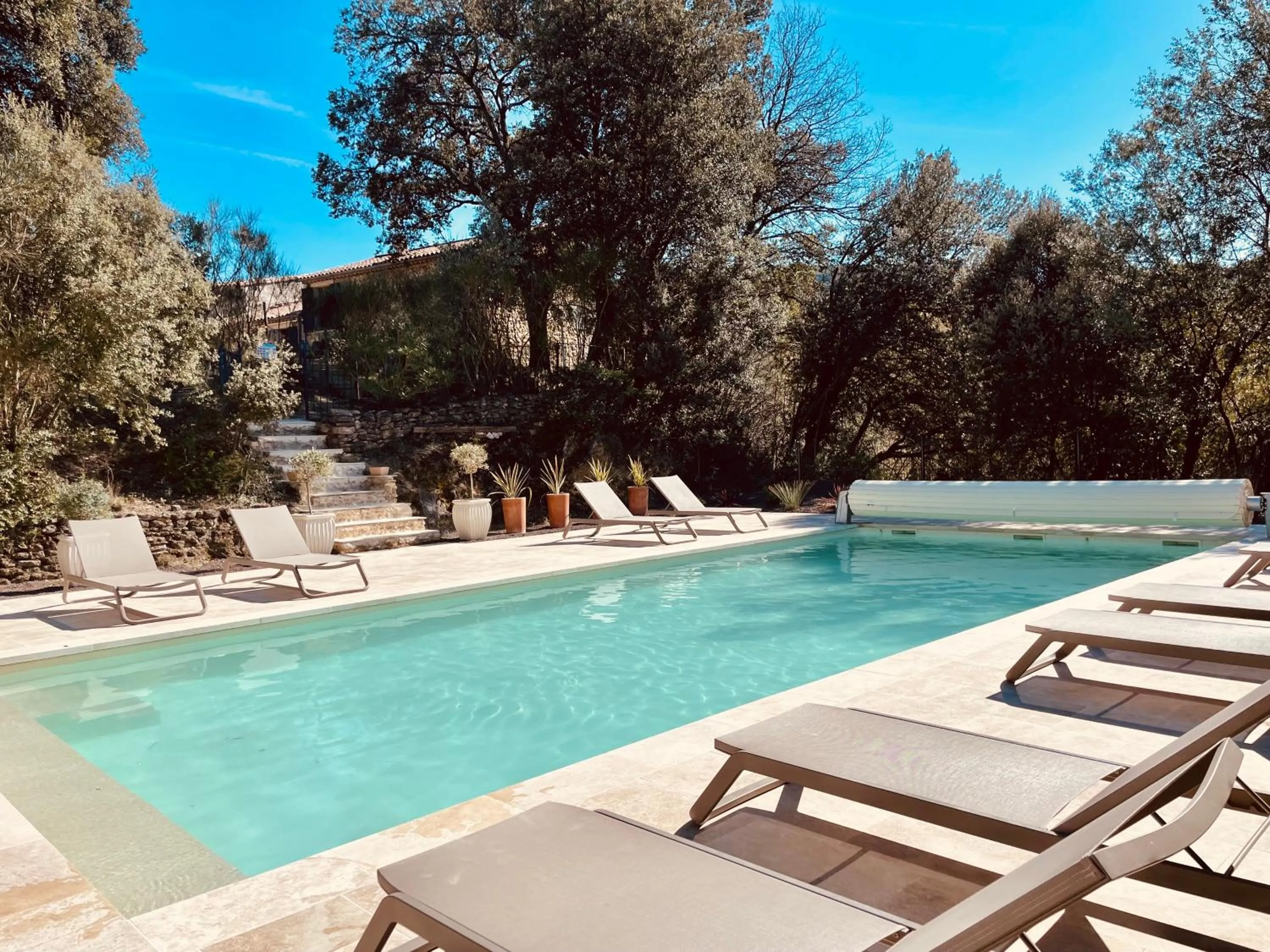 Swimming pool in Hôtel La Bastide de Vaison