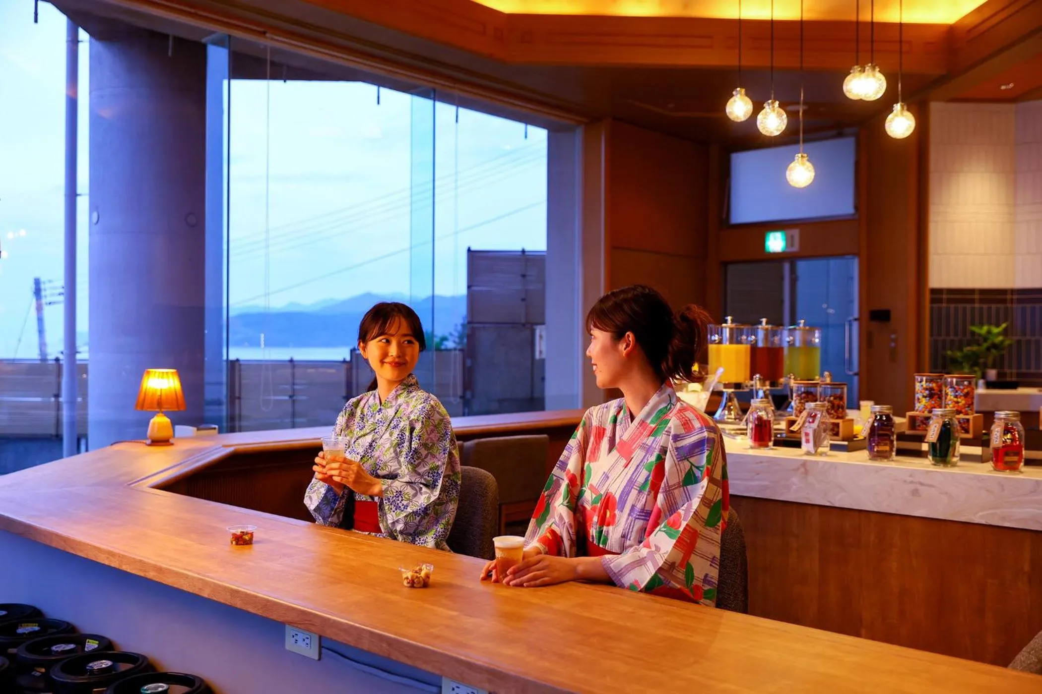 Communal lounge/ TV room in Ooedo Onsen Monogatari Premium Shiomiso