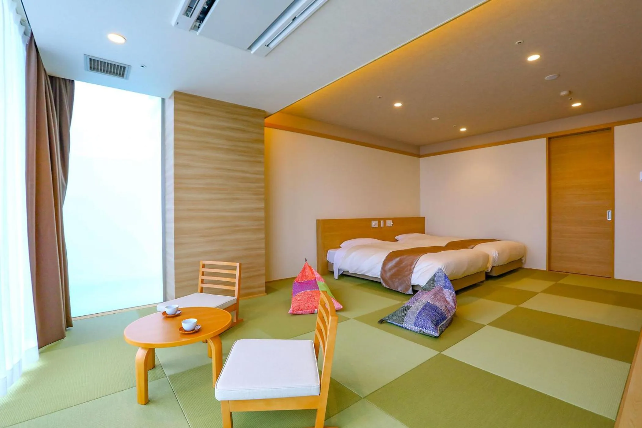 Photo of the whole room, Bed in Ooedo Onsen Monogatari Premium Shiomiso