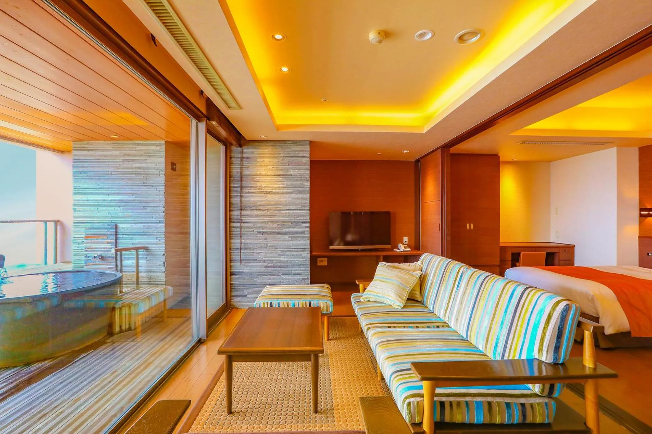 Photo of the whole room in Ooedo Onsen Monogatari Premium Shiomiso