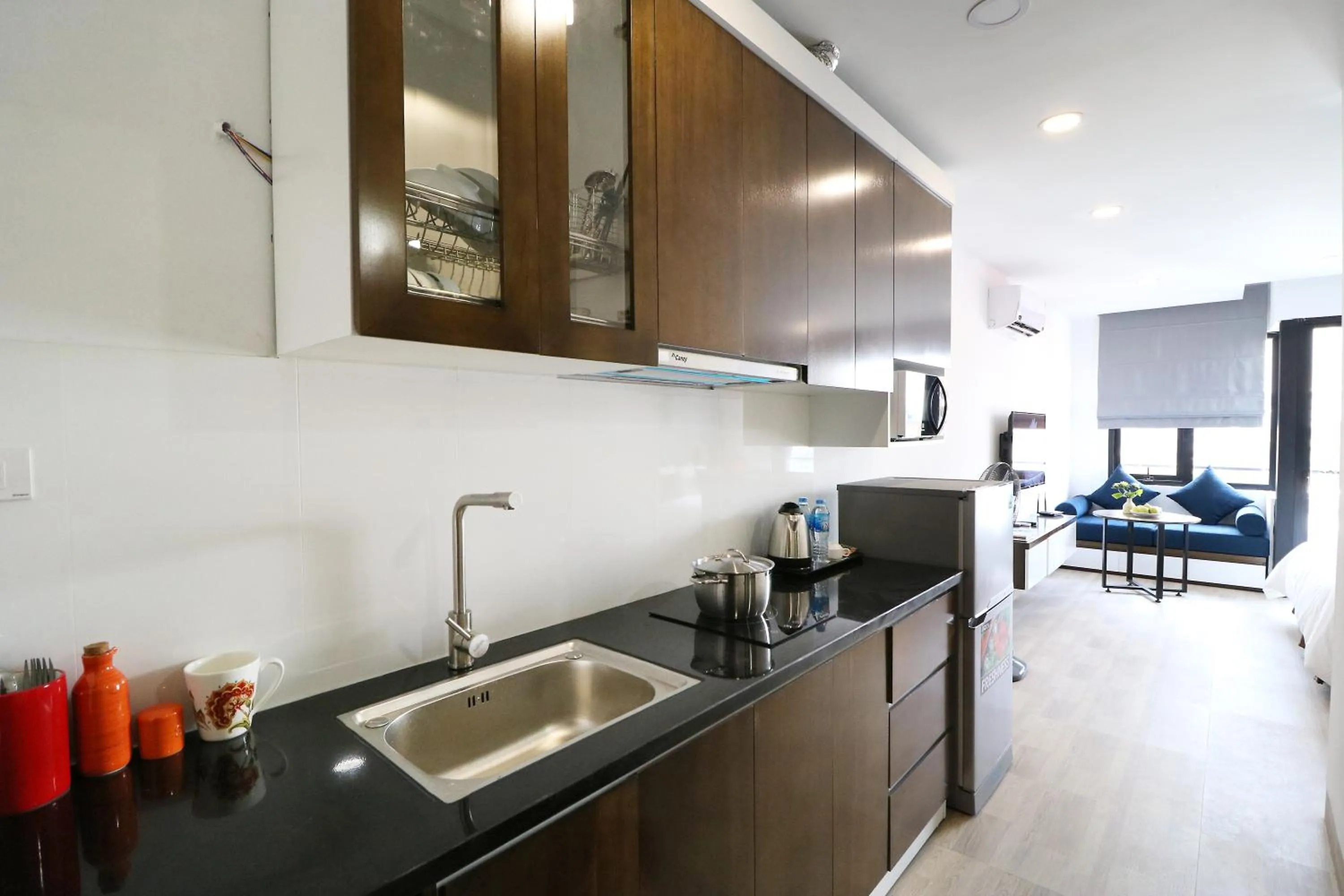 Kitchen or kitchenette in ISTAY Hotel Apartment 6