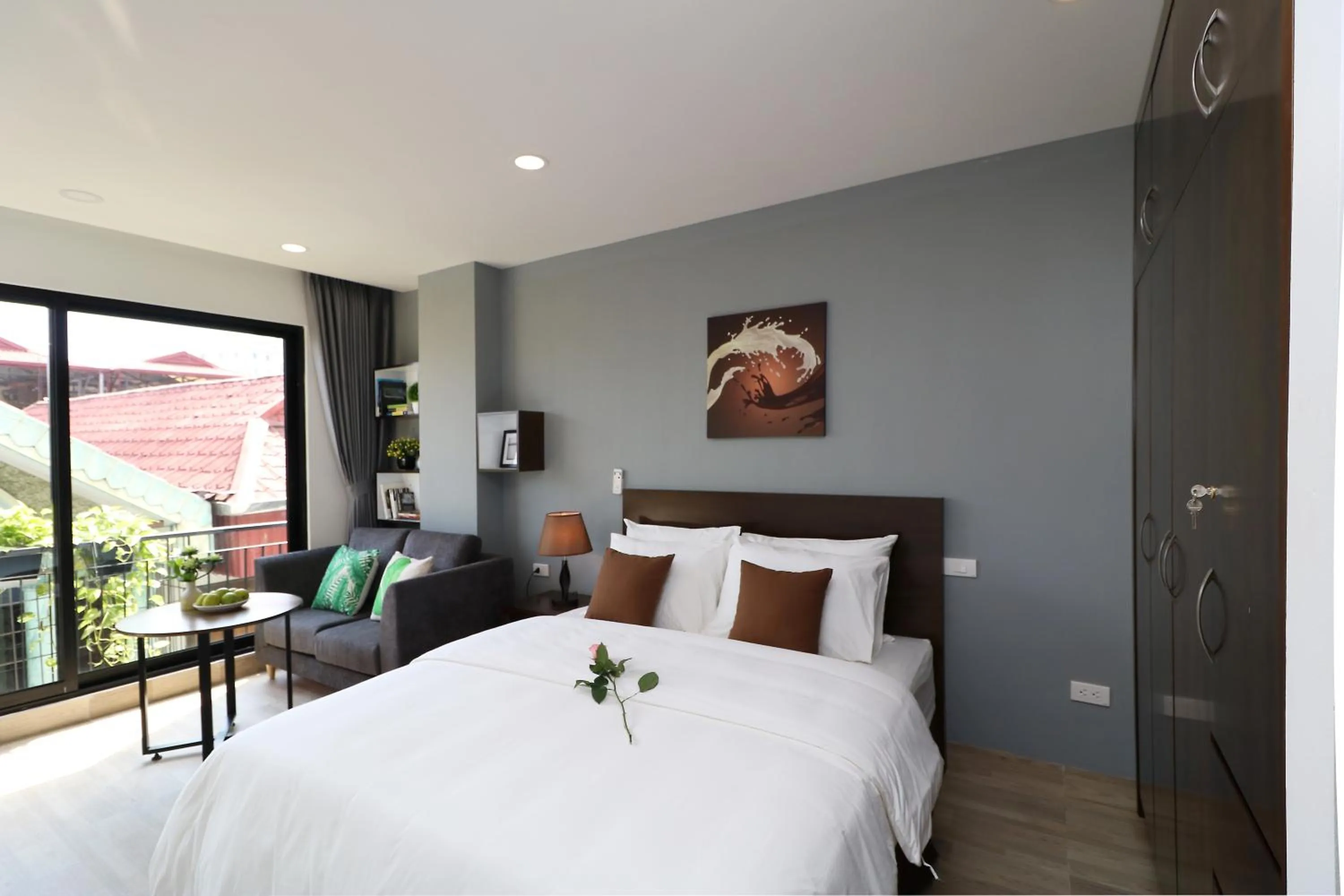 Photo of the whole room, Bed in ISTAY Hotel Apartment 6