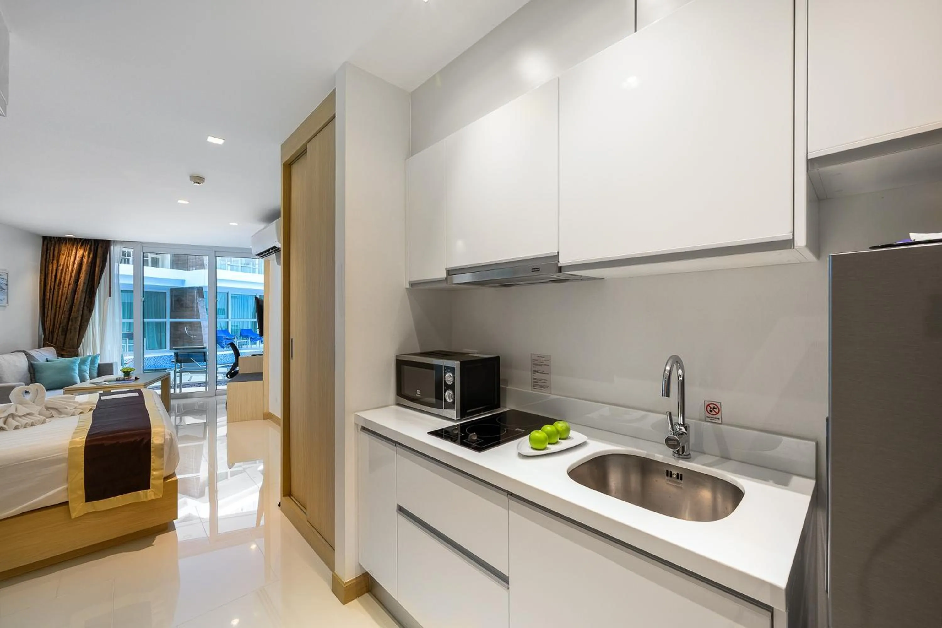 Kitchen or kitchenette in The Beachfront Hotel Phuket