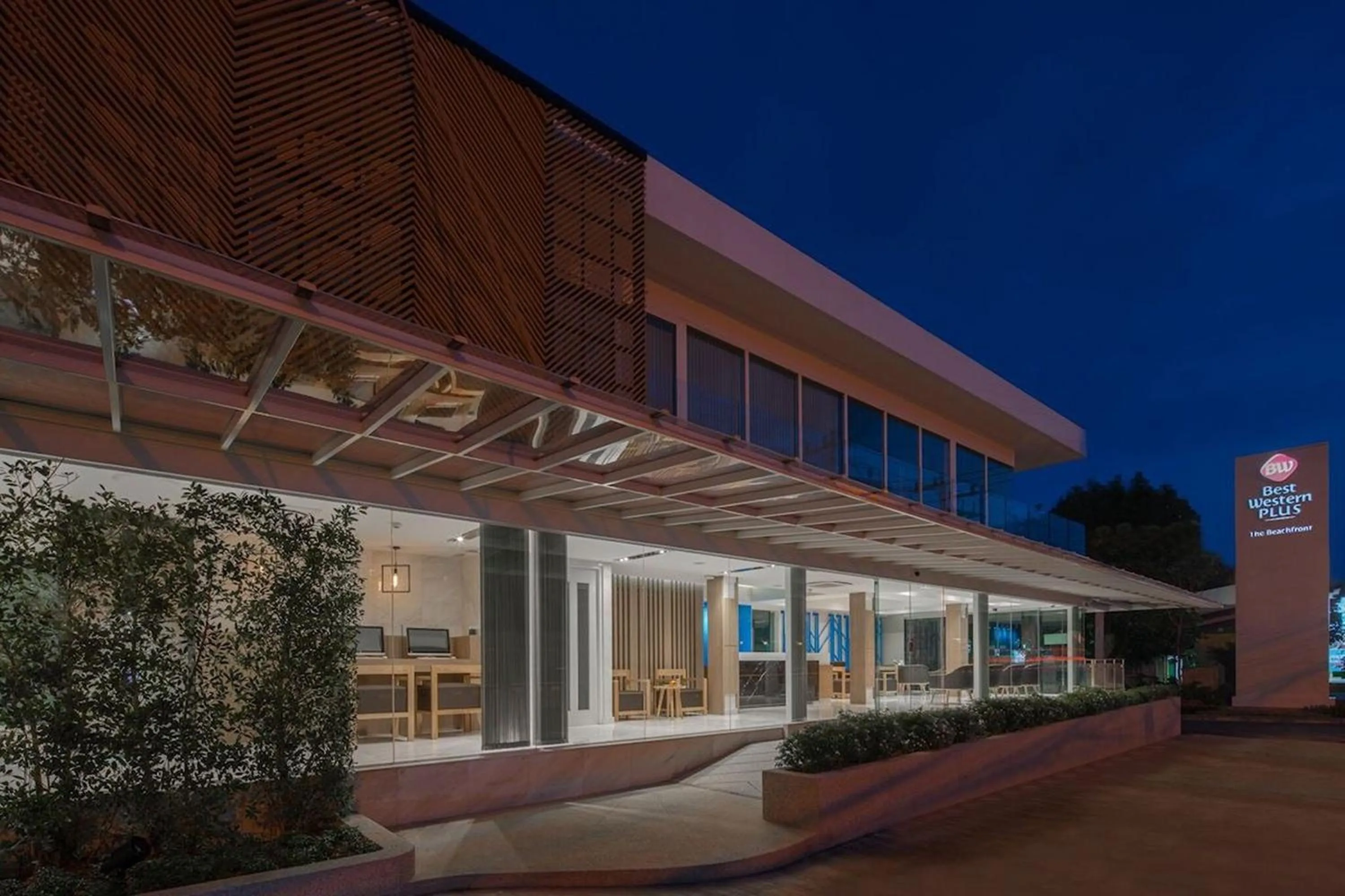 Property building in The Beachfront Hotel Phuket