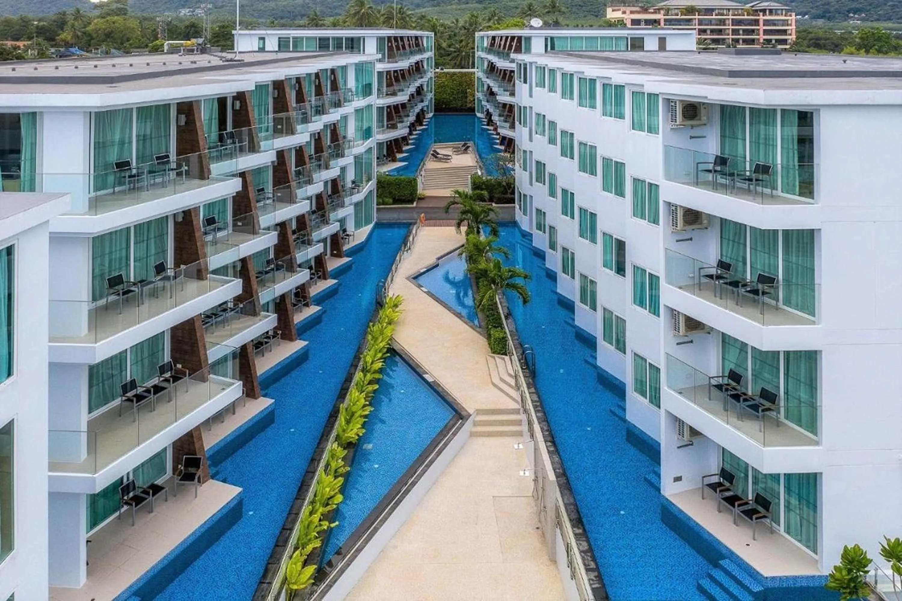 Property building in The Beachfront Hotel Phuket