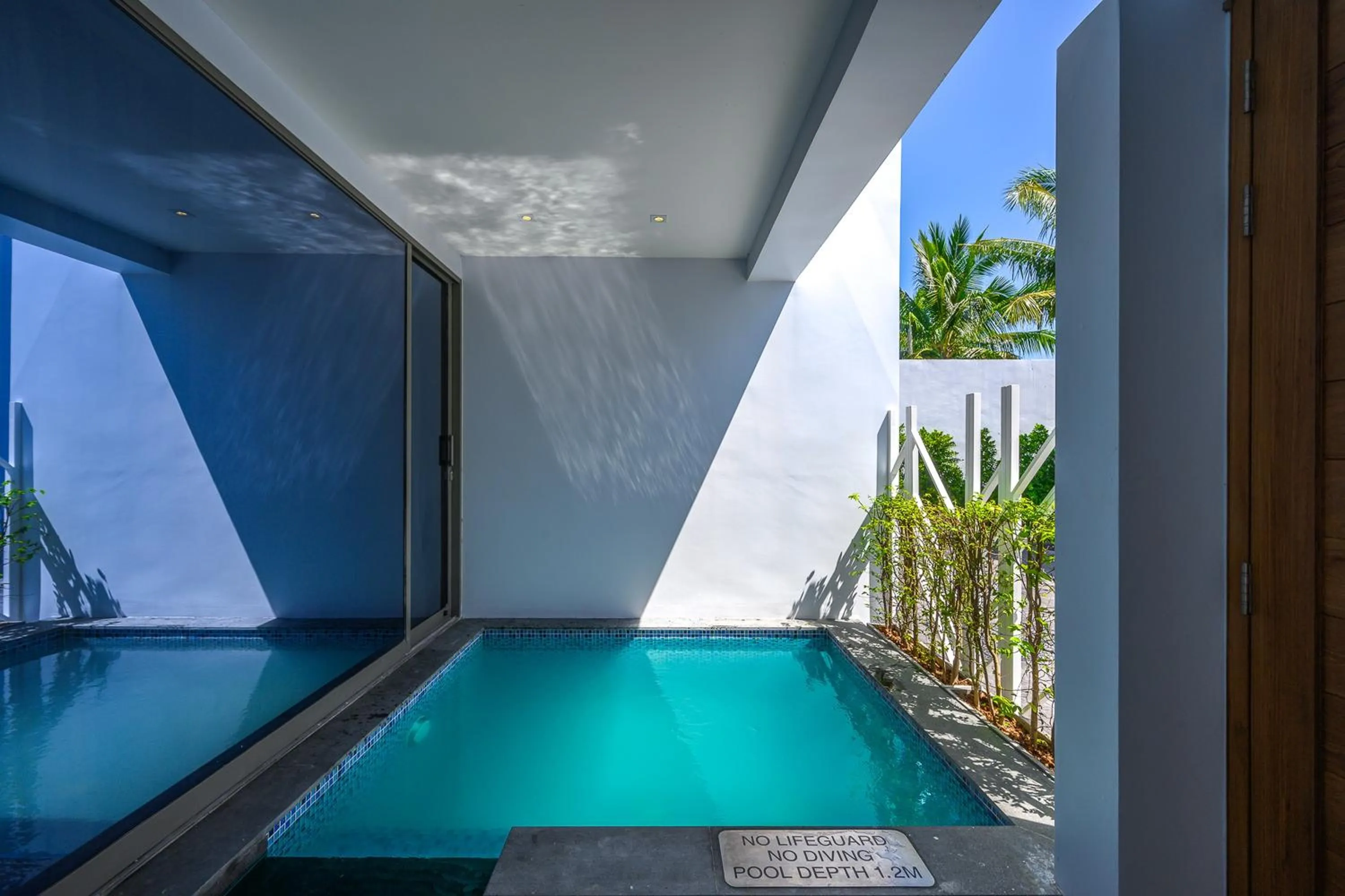 Pool view in The Beachfront Hotel Phuket