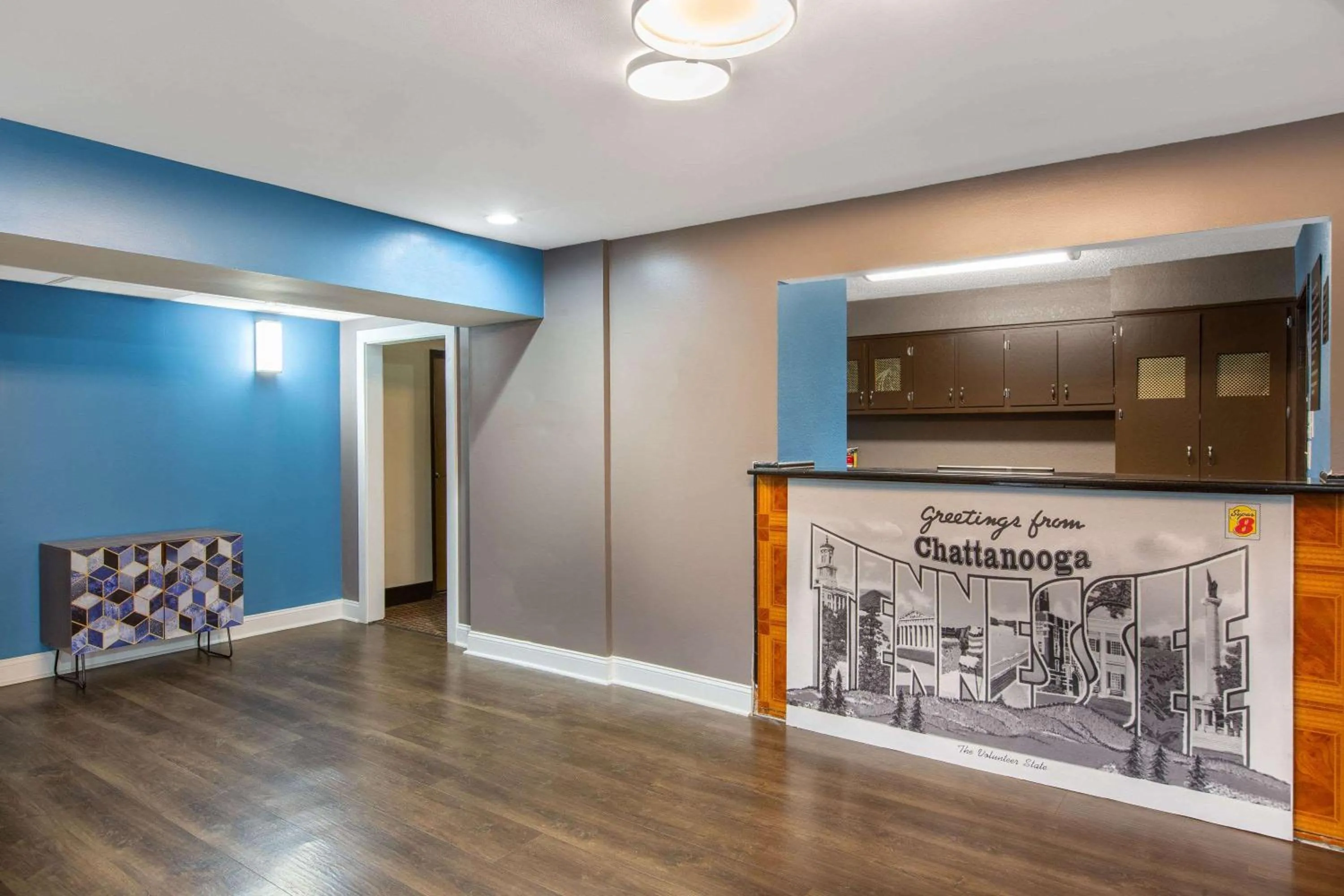 Lobby or reception in Super 8 by Wyndham Chattanooga Lookout Mountain TN