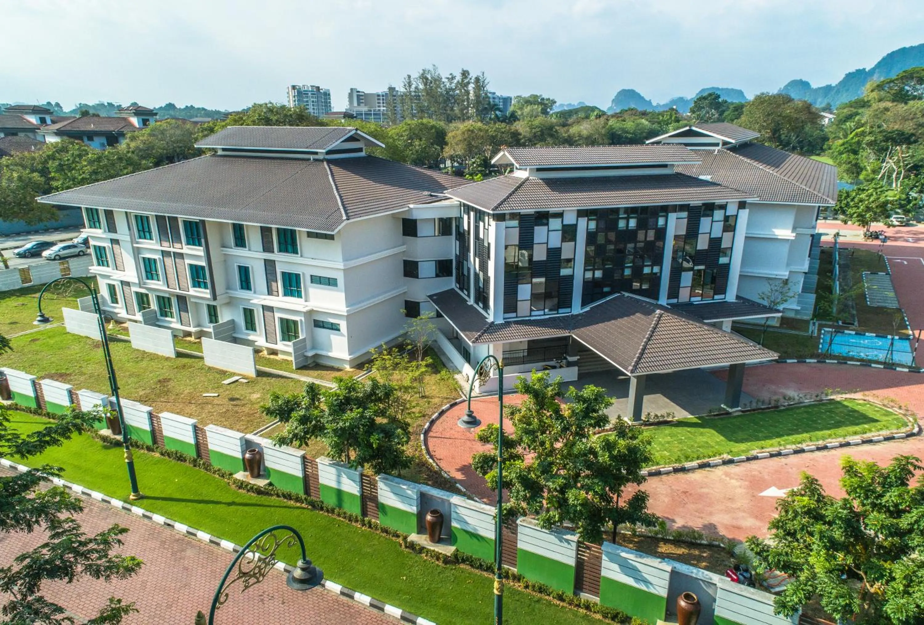 Bird's eye view in RPGC Garden Hotel