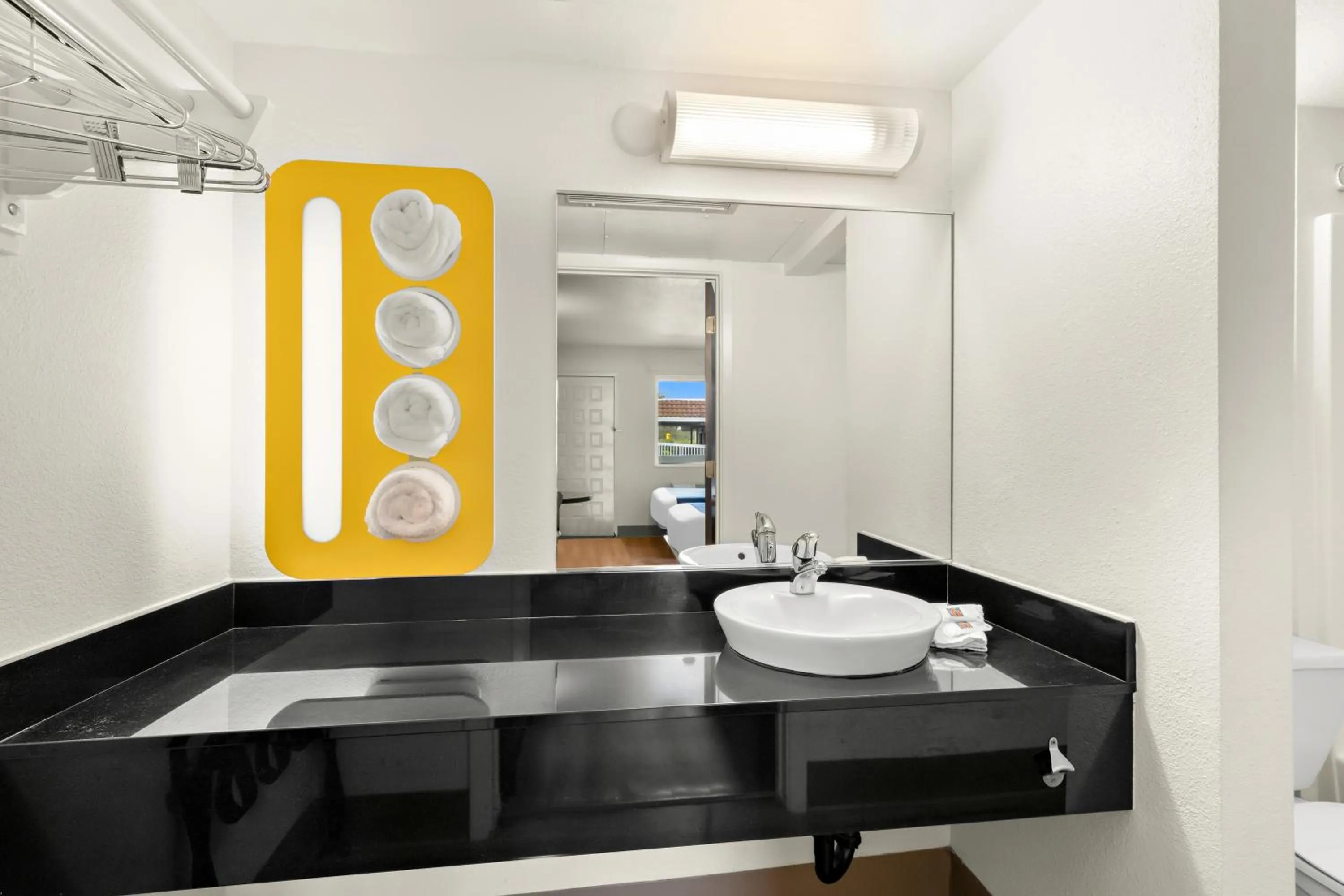 Bathroom in Studio 6 Suites Chattanooga TN Lookout Mtn.