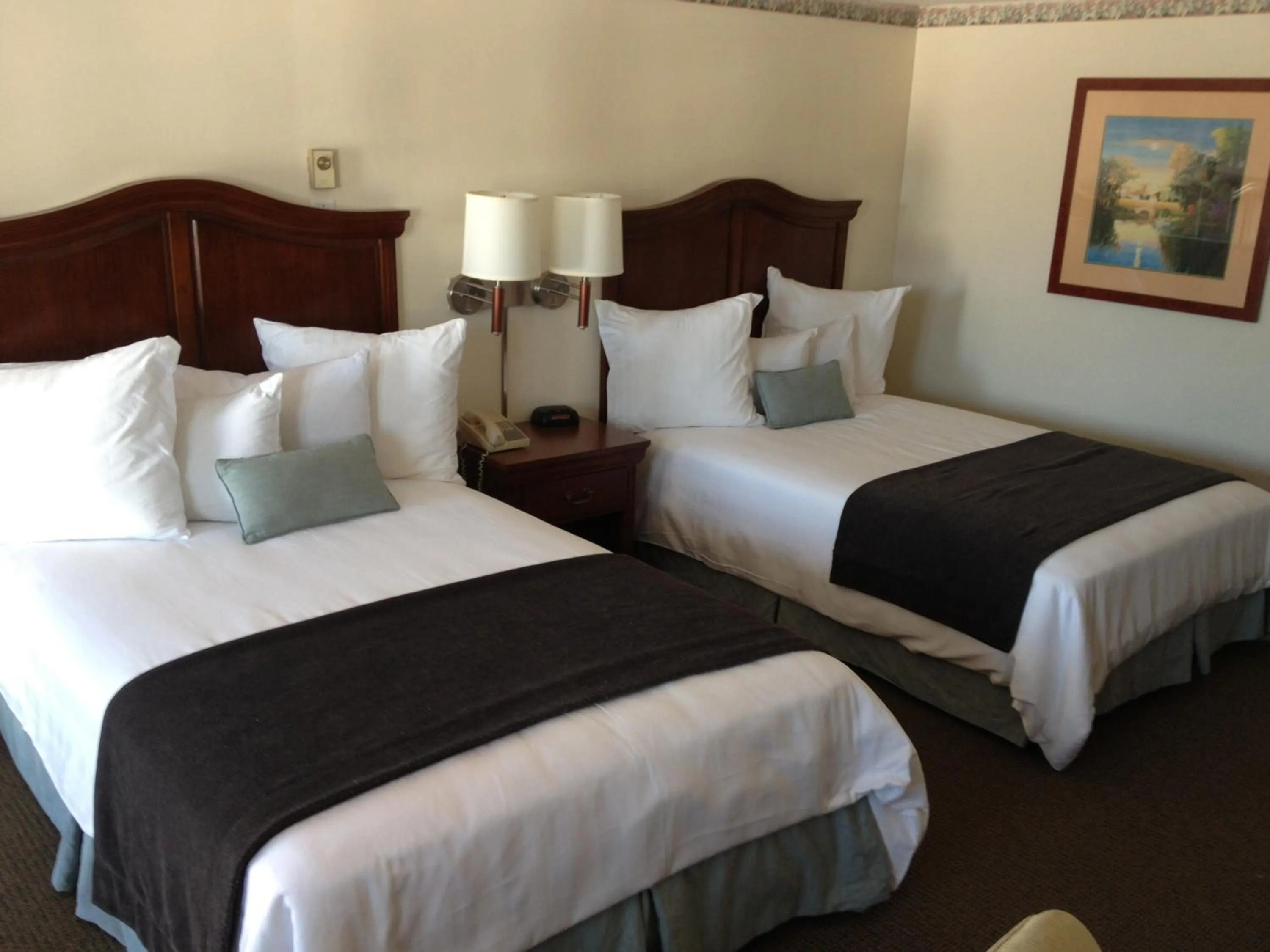 Bed in Holiday Hill Inn & Suites