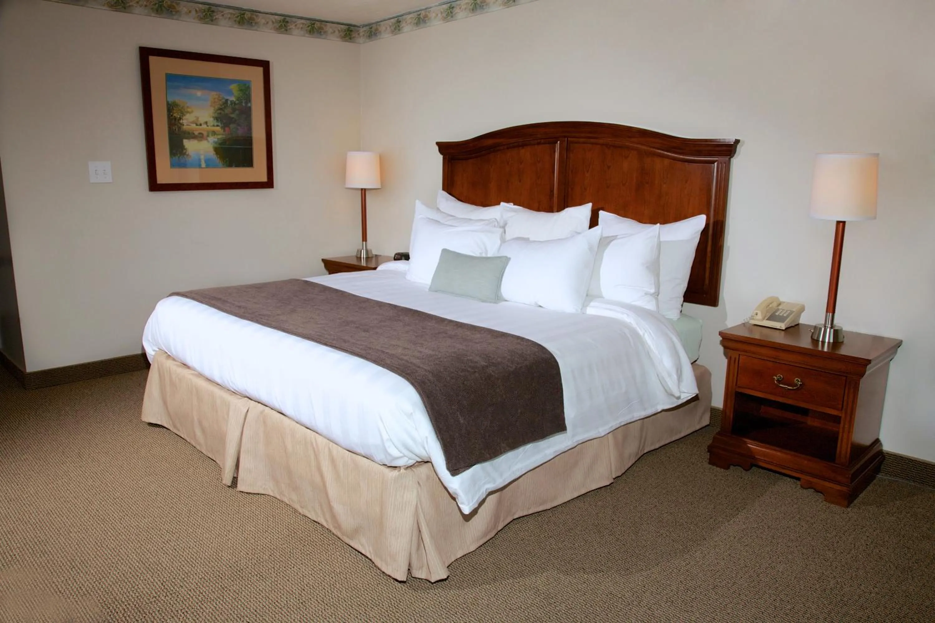 Bed in Holiday Hill Inn & Suites