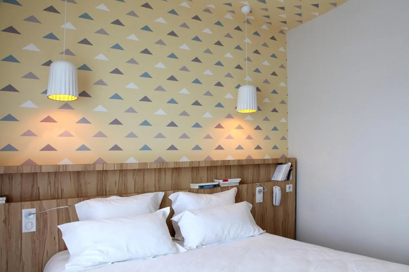 Bed in Hôtel et Apparts Marin