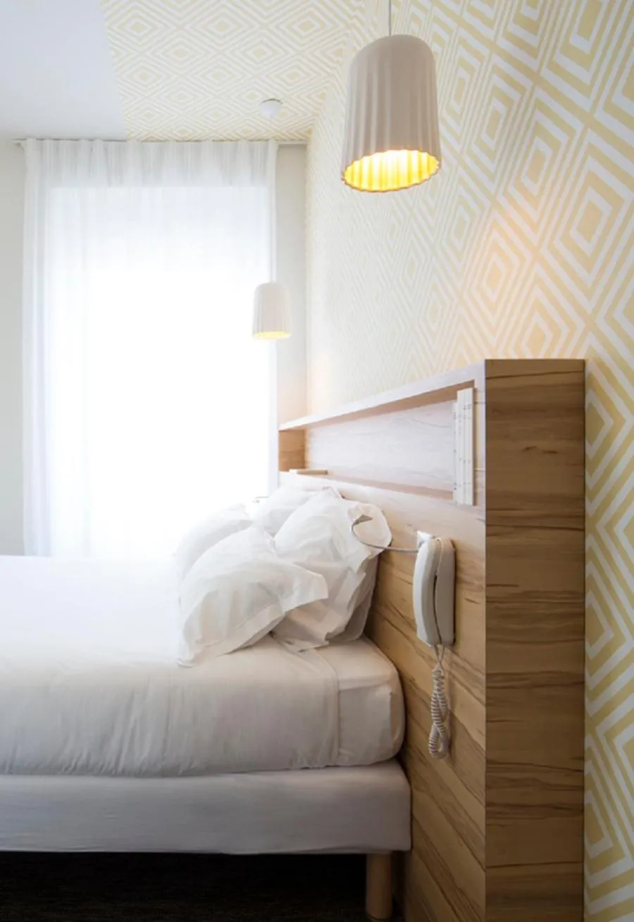 Bed in Hôtel et Apparts Marin