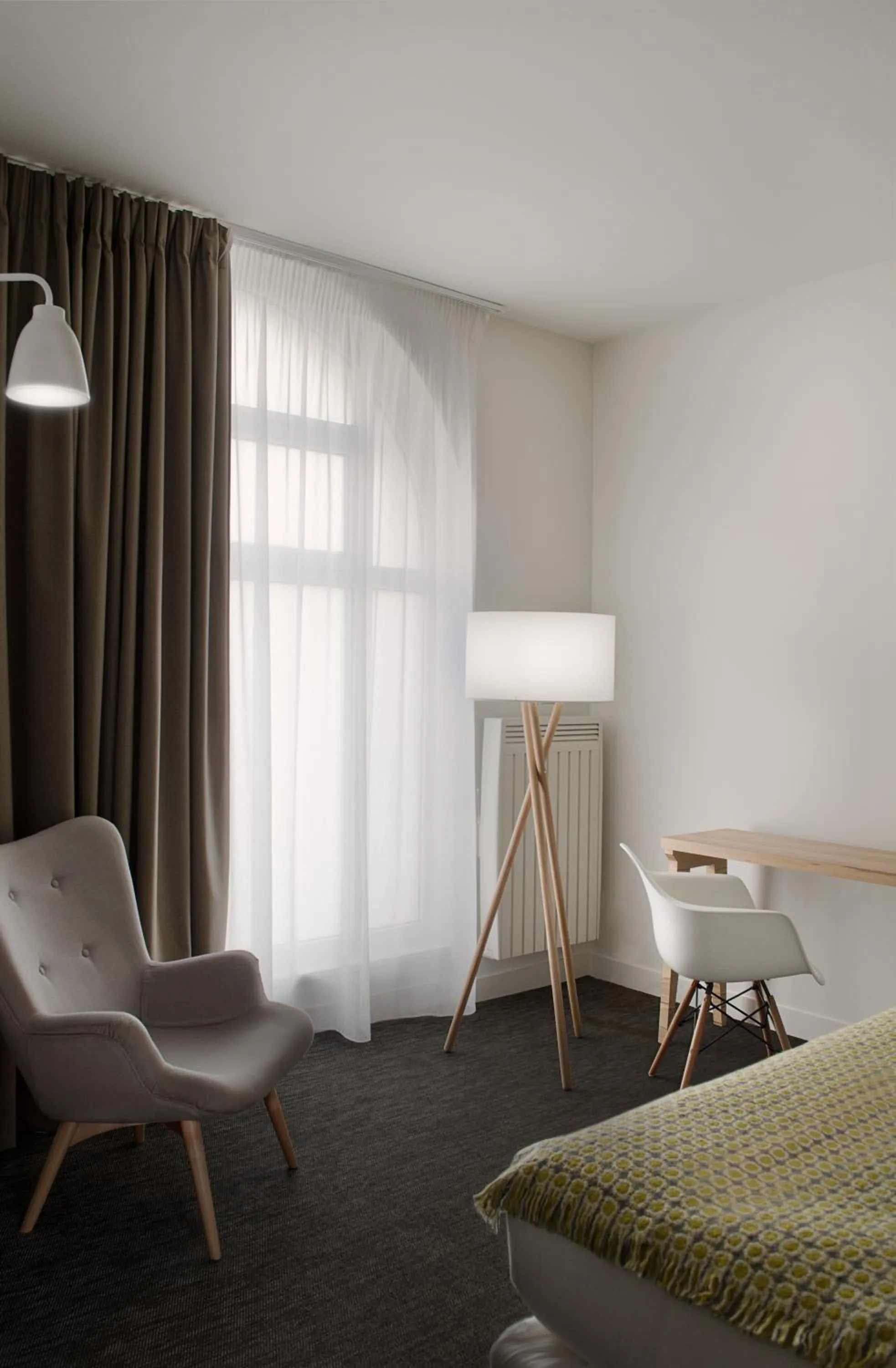 Seating area in Hôtel et Apparts Marin