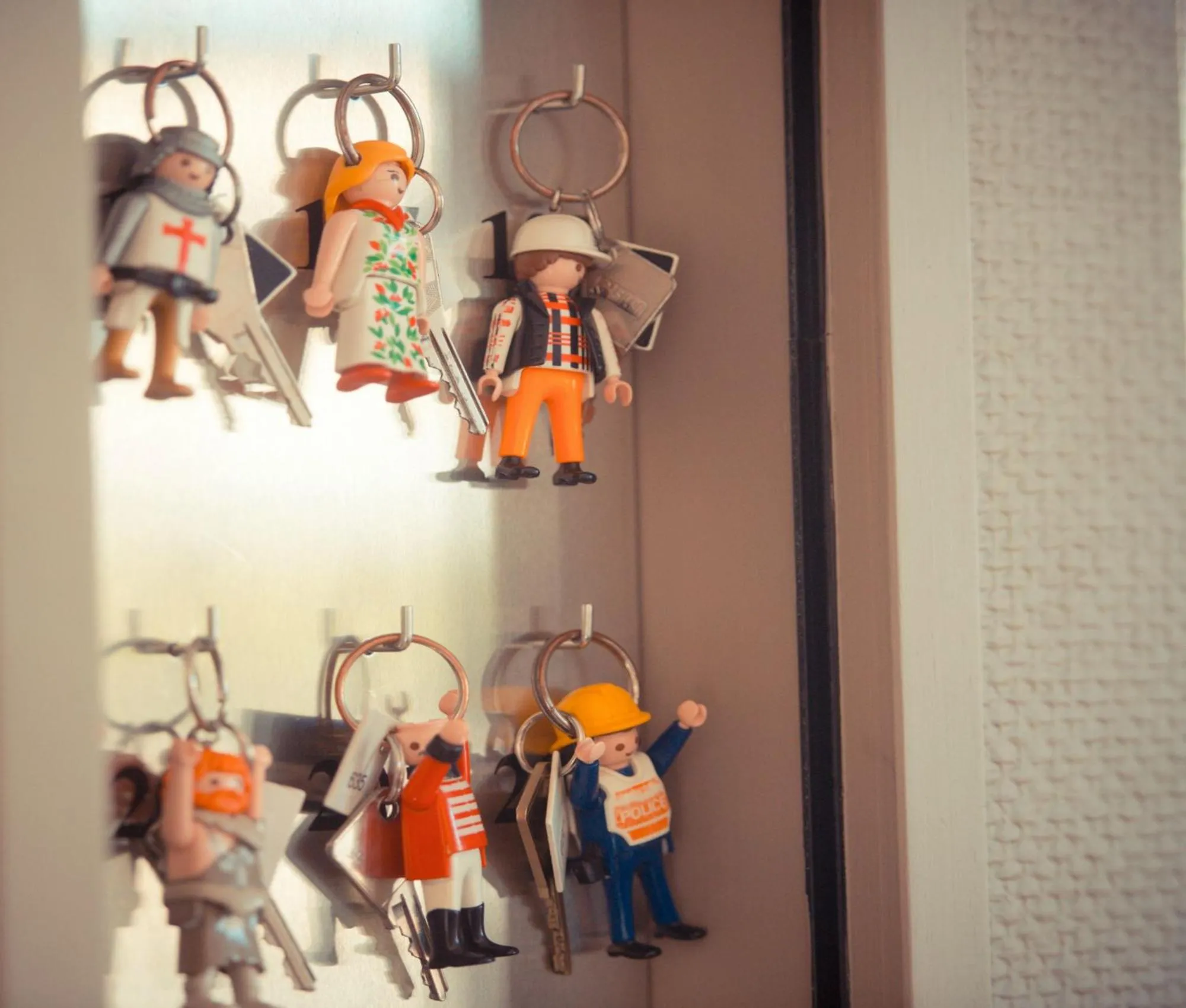 Decorative detail in Hôtel et Apparts Marin