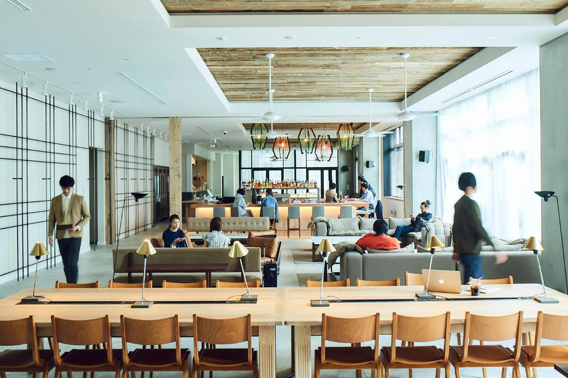 Living room in Hotel It Osaka Shinmachi
