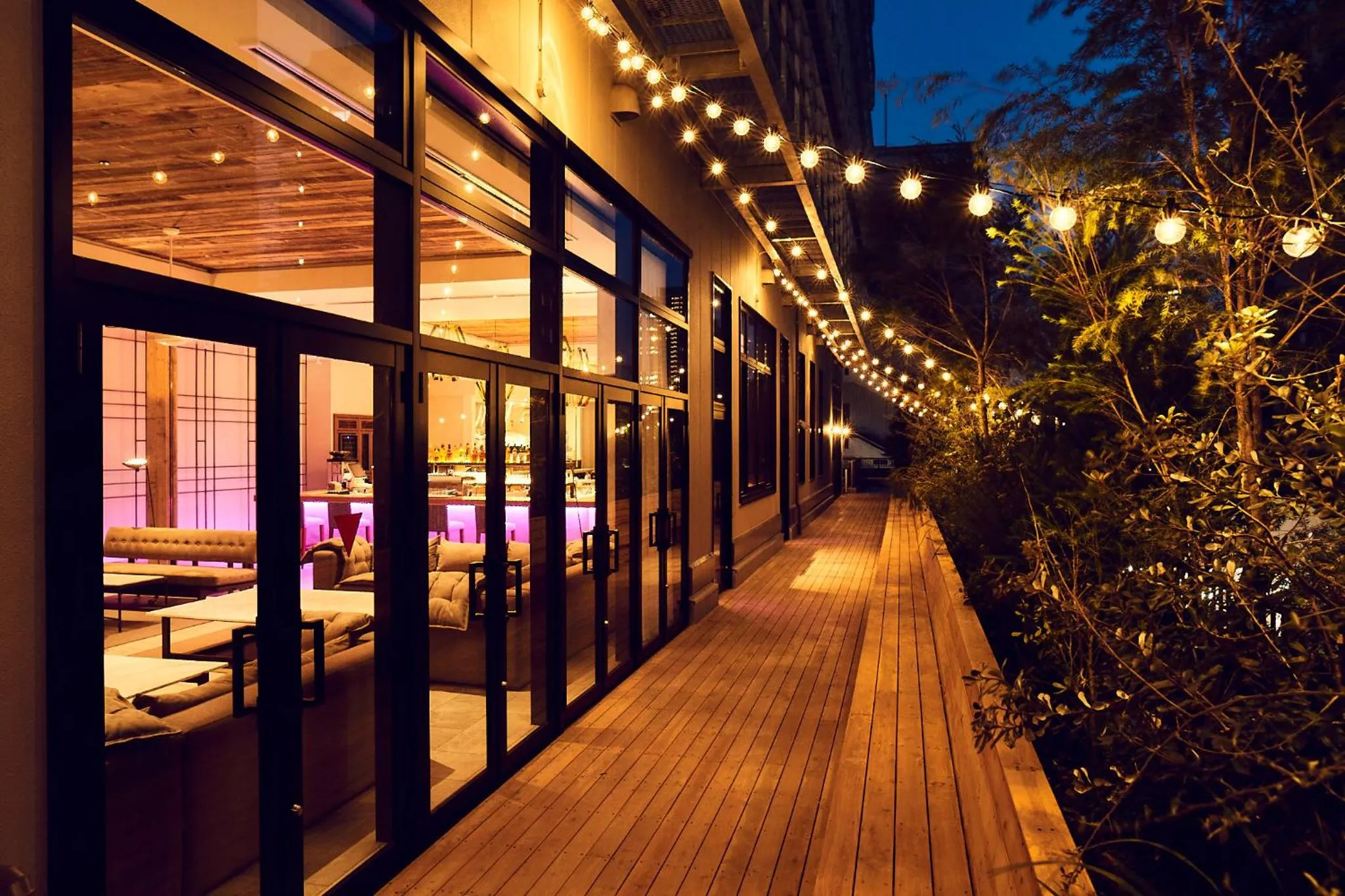 Balcony/Terrace in Hotel It Osaka Shinmachi