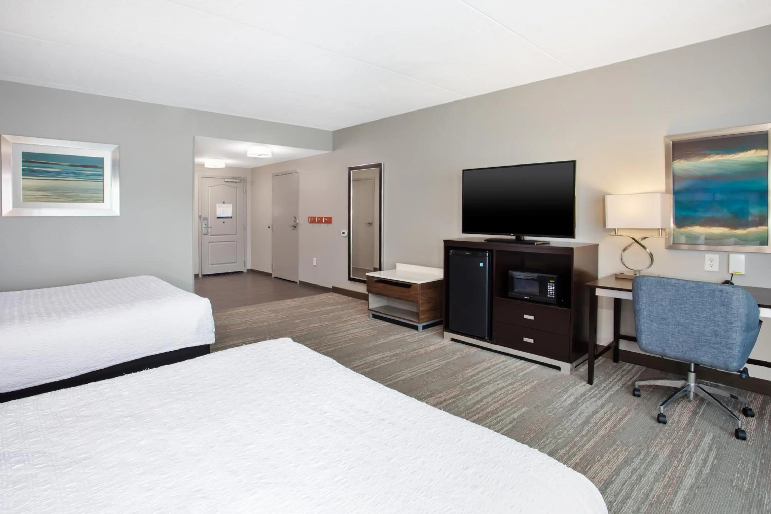 Bed in Hampton Inn & Suites Columbia/Southeast-Fort Jackson