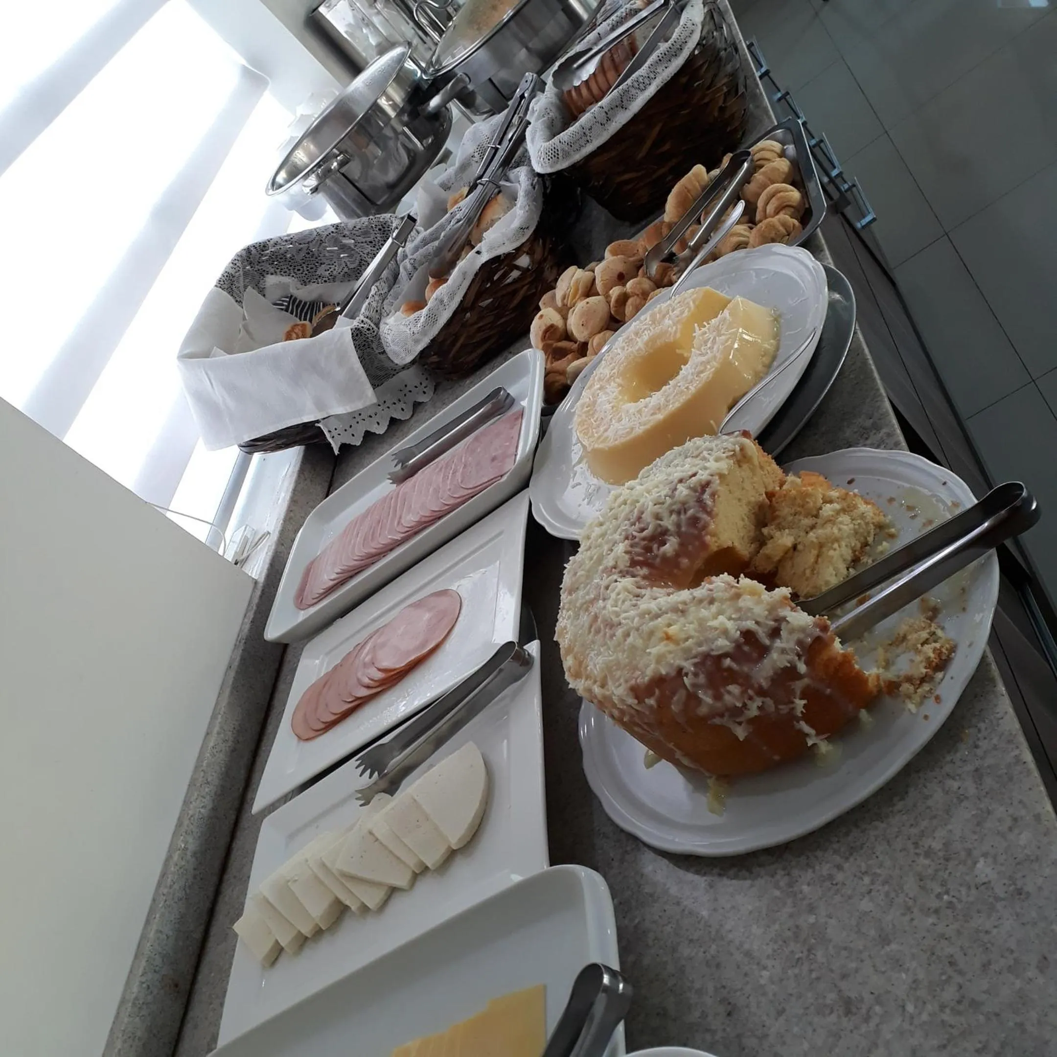Buffet breakfast in Hotel Porto Madero