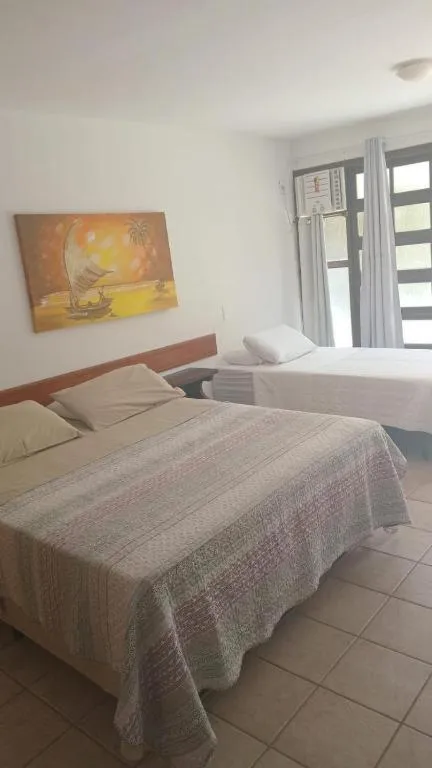 Bed in Pousada Bangalôs Da Mole - Florianópolis