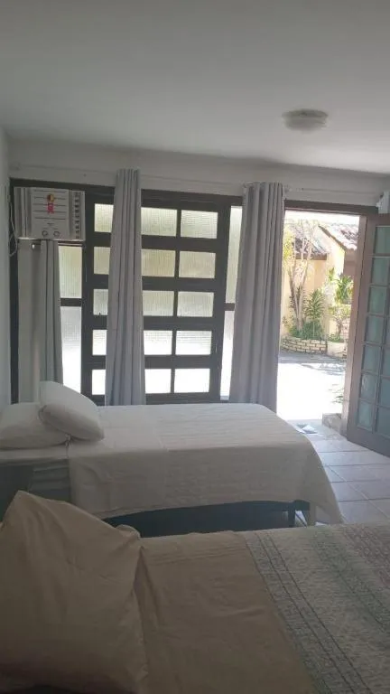 Bed in Pousada Bangalôs Da Mole - Florianópolis