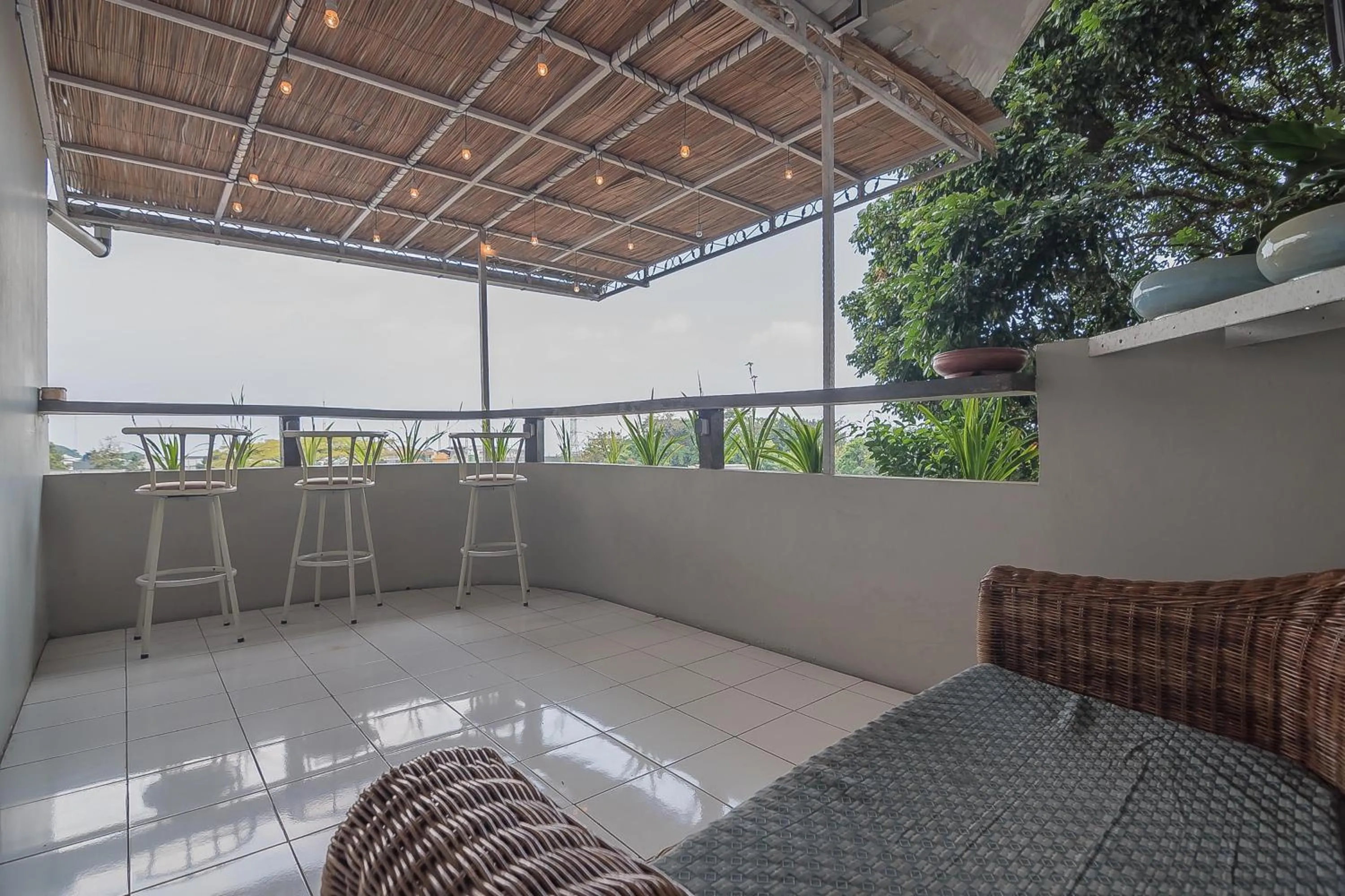 Balcony/Terrace in RedDoorz near UPI Setiabudi 2