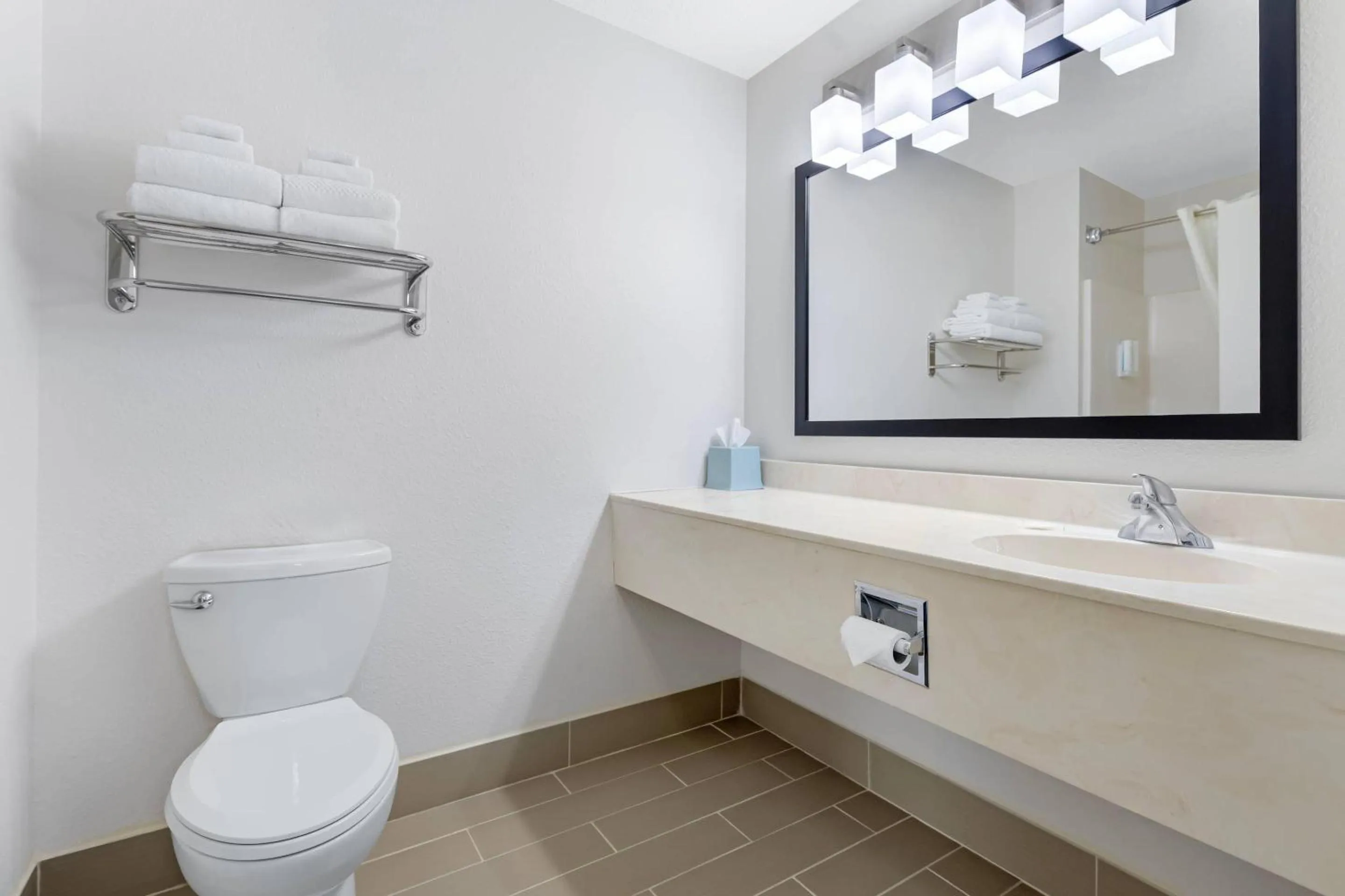 Toilet in MainStay Suites Madison Airport