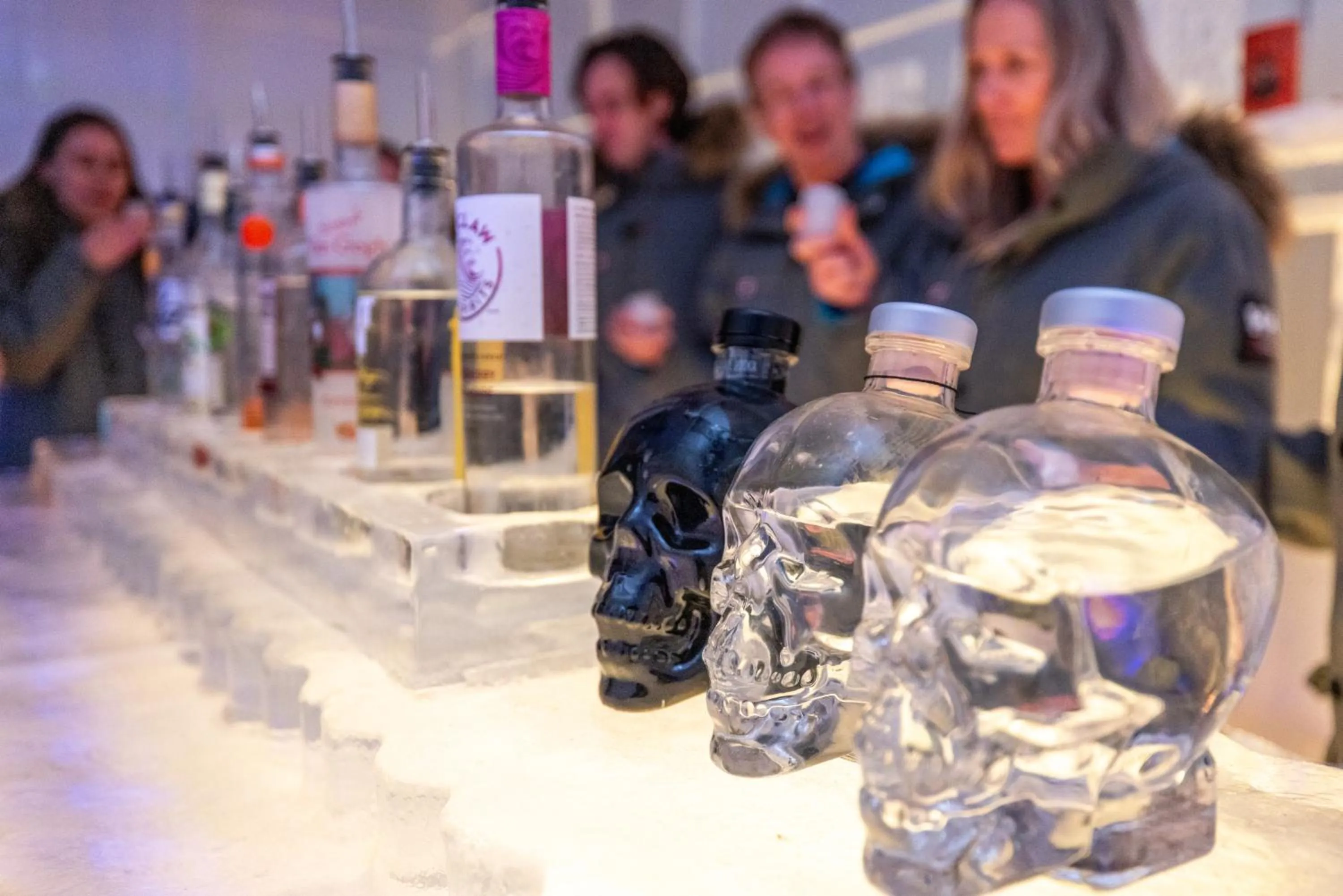 Lounge or bar in Lizard Creek Lodge