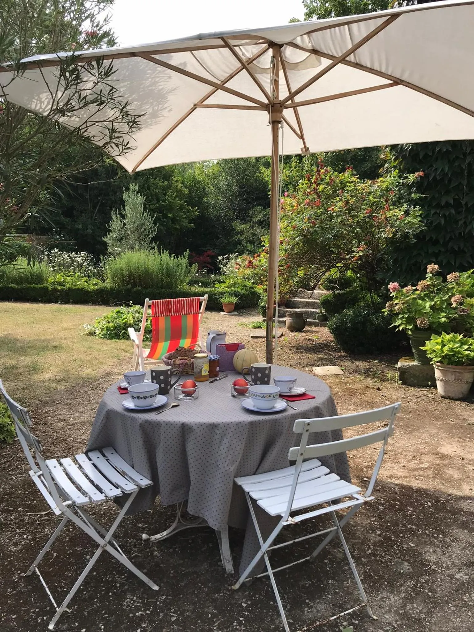 Continental breakfast in La Laiterie du Logis