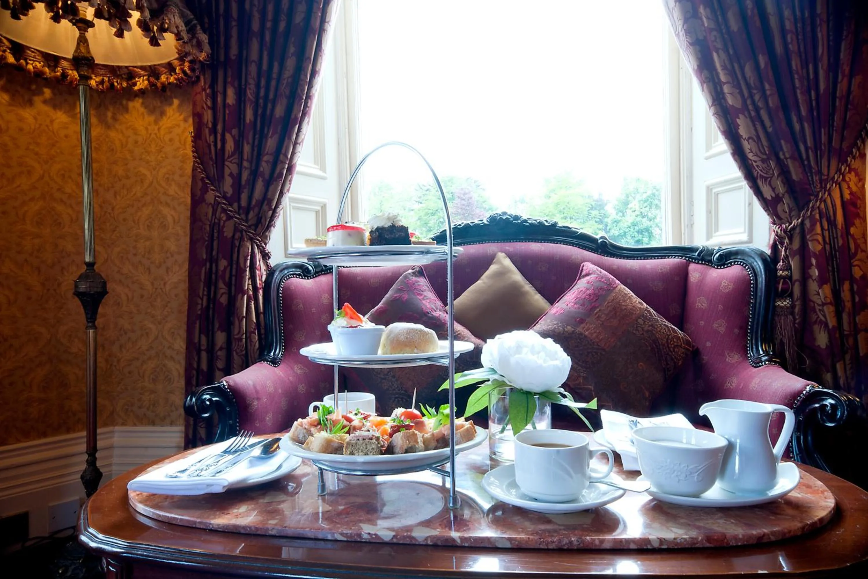 Food close-up in Finnstown Castle Hotel